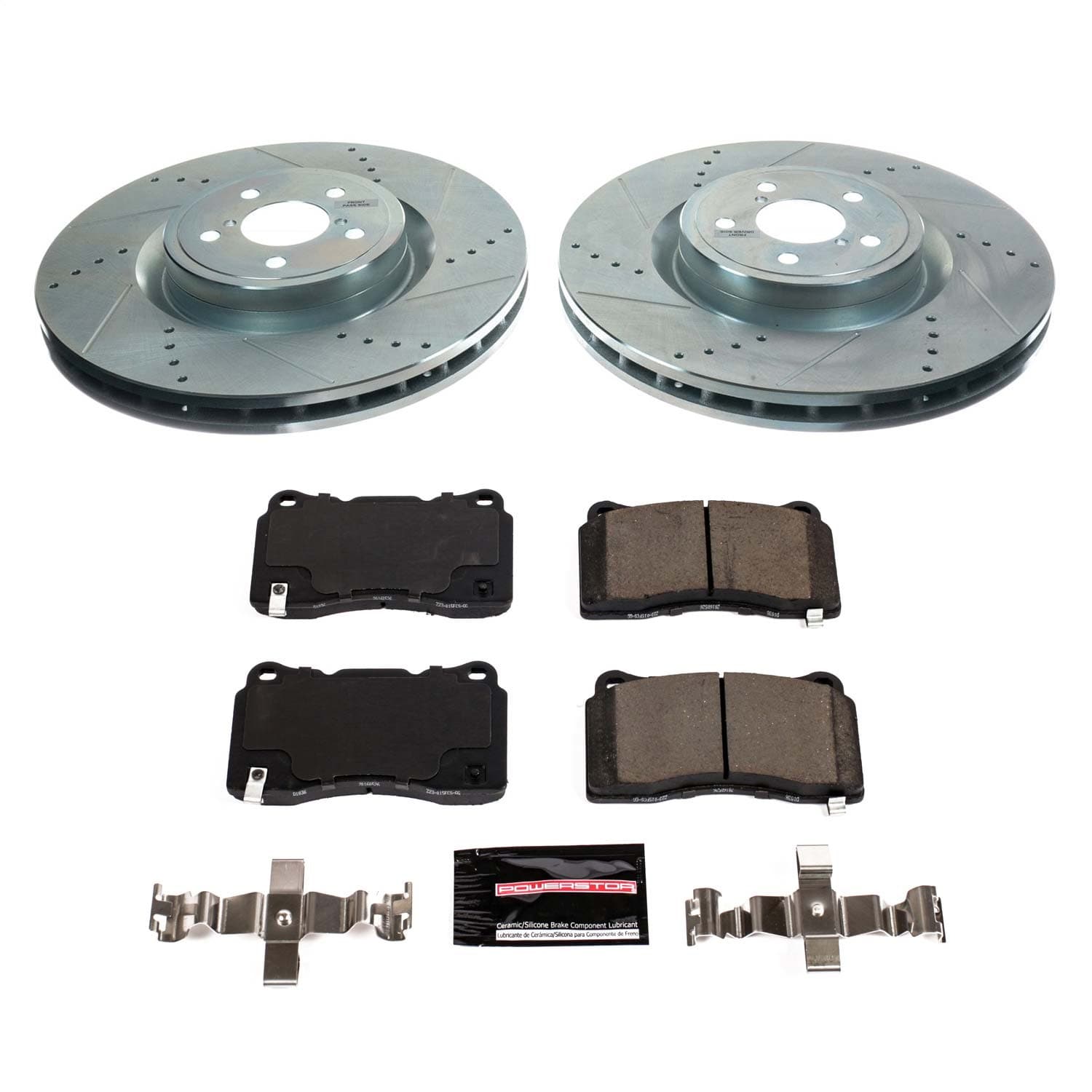 Power Stop - K8610 - Front - Disc Brake Pad and Rotor Kit image 1