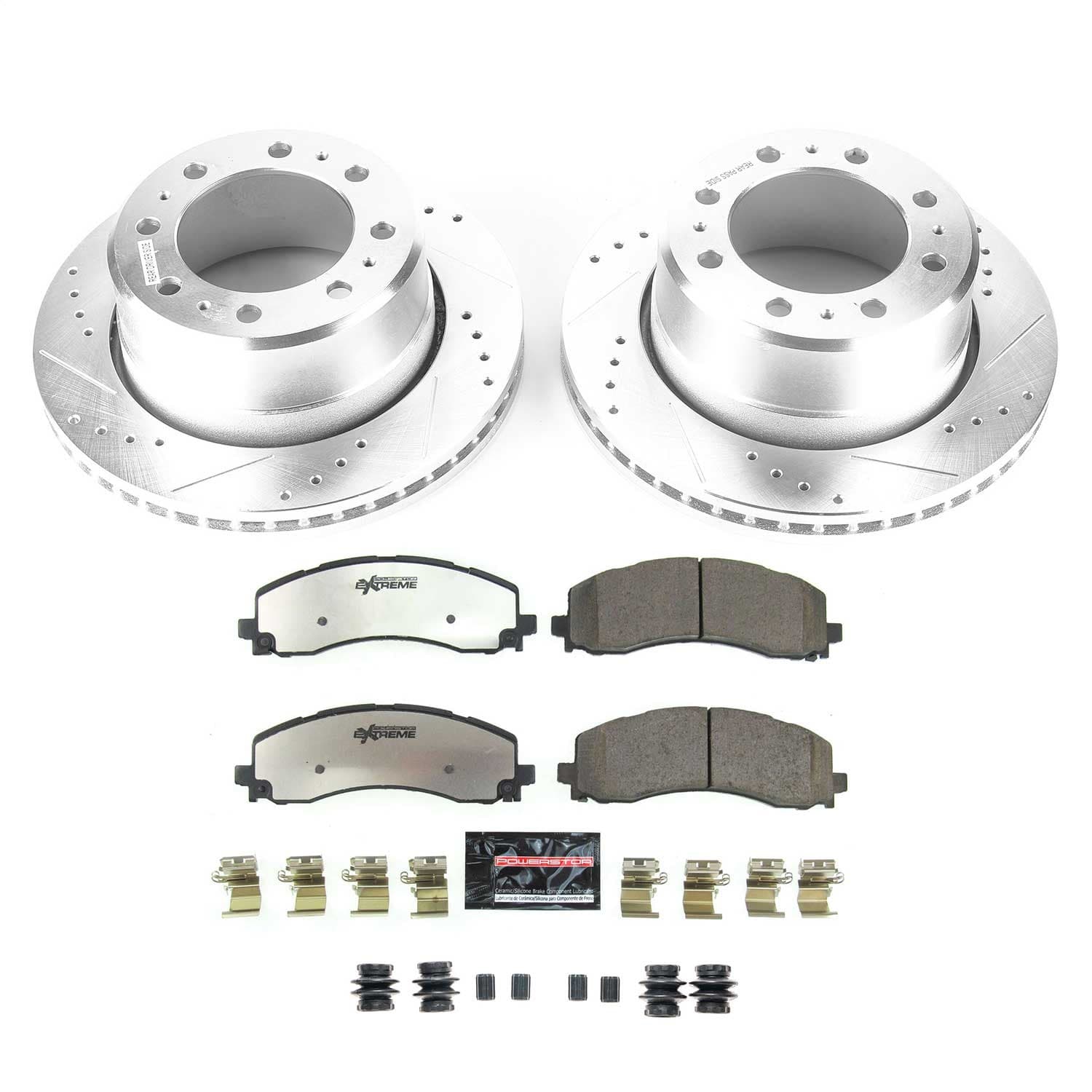 Power Stop - K8637-36 - Rear - Disc Brake Pad and Rotor Kit image 1