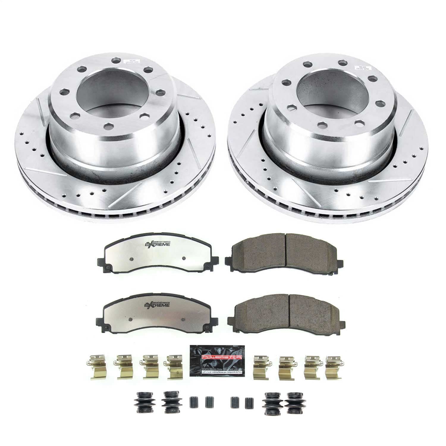 Power Stop - K8641-36 - Rear - Disc Brake Pad and Rotor Kit image 1