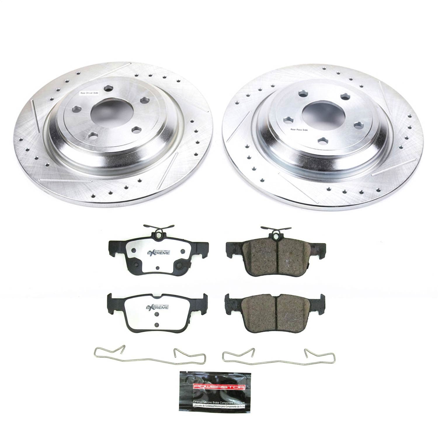 Power Stop - K8642-36 - Rear - Disc Brake Pad and Rotor Kit image 1