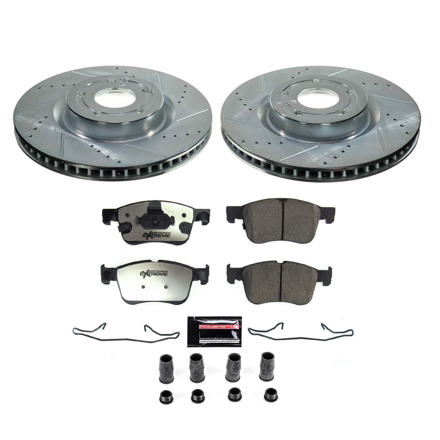 Power Stop - K8643-36 - Front - Disc Brake Pad and Rotor Kit image 1