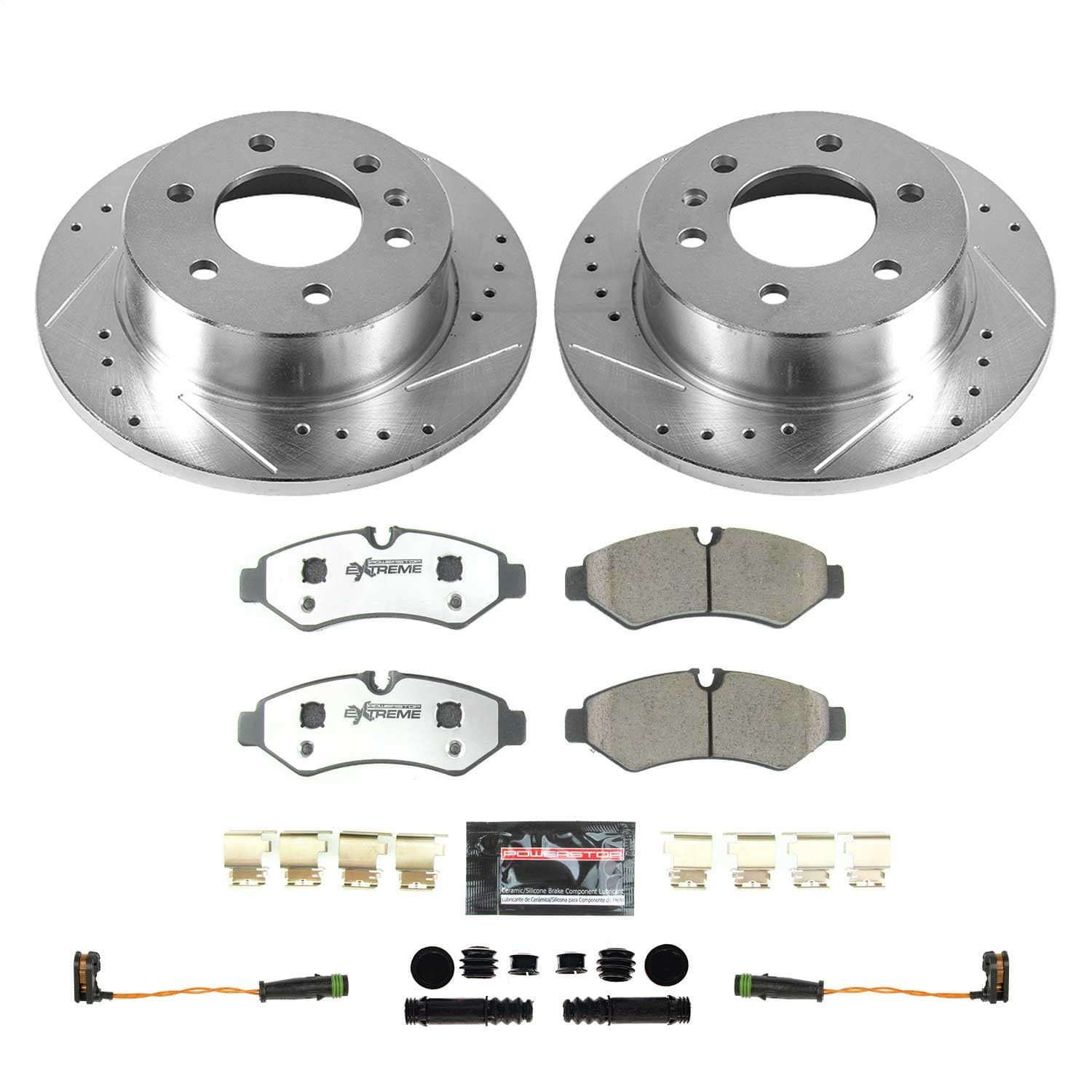 Power Stop - K8649-36 - Rear - Disc Brake Pad and Rotor Kit image 1