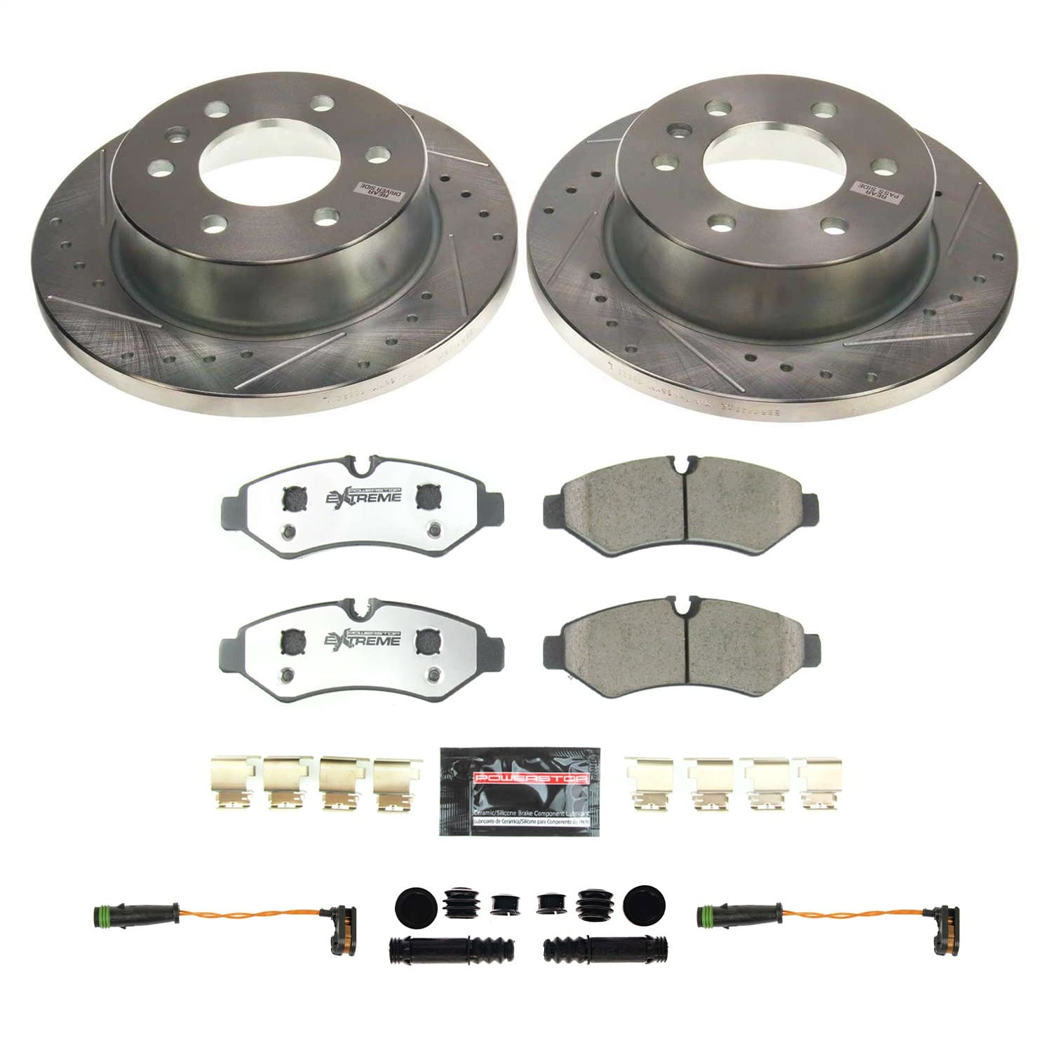 Power Stop - K8656-36 - Rear - Disc Brake Pad and Rotor Kit image 1