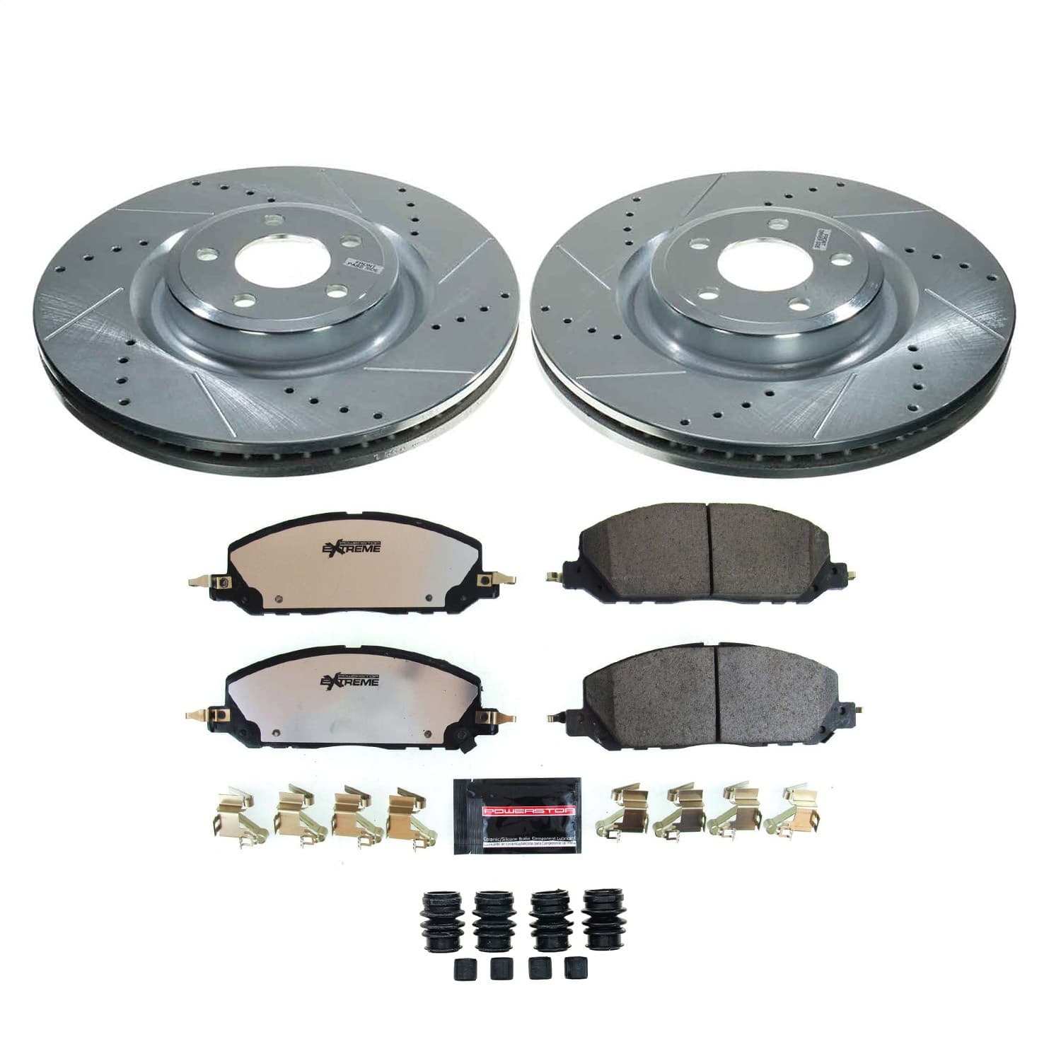Power Stop - K8673-36 - Front - Disc Brake Pad and Rotor Kit image 1