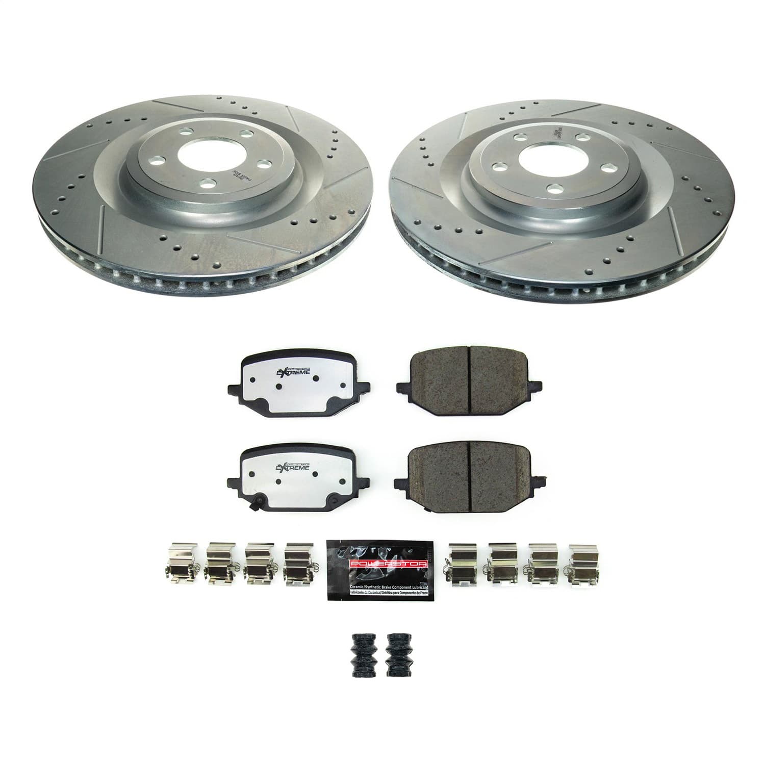 Power Stop - K8682-36 - Rear - Disc Brake Pad and Rotor Kit image 1
