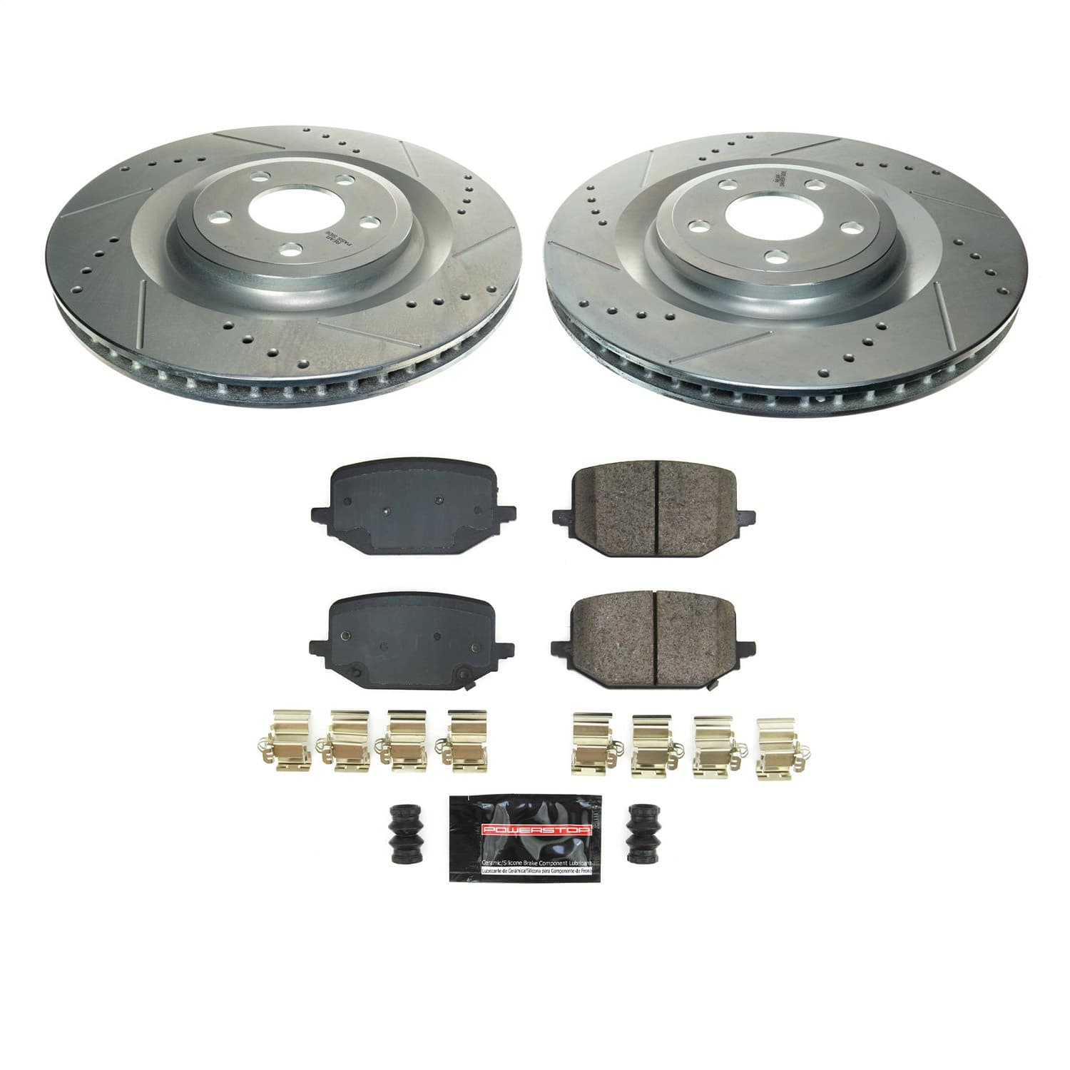 Power Stop - K8682 - Rear - Disc Brake Pad and Rotor Kit image 1