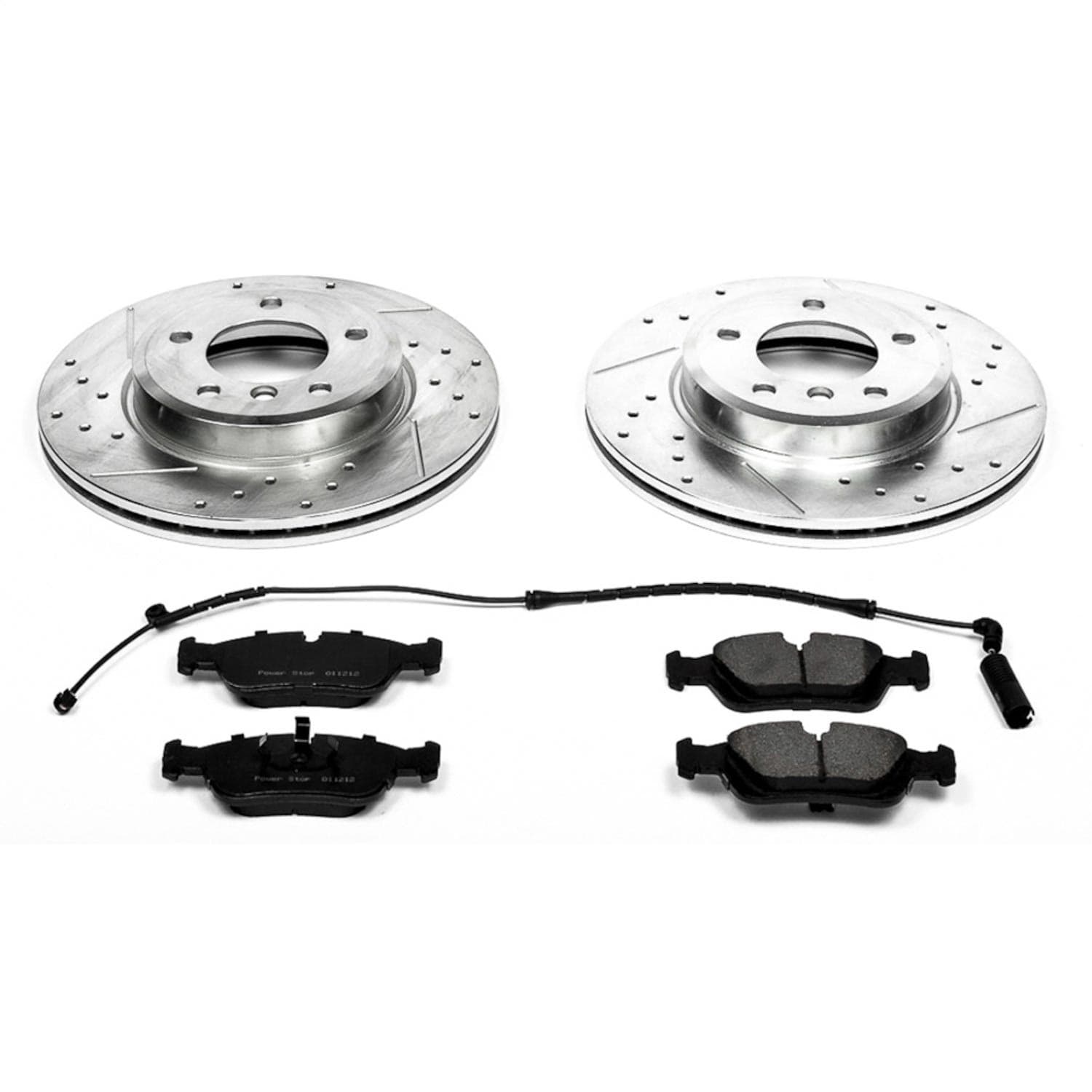 Power Stop - K869 - Front - Disc Brake Pad and Rotor Kit image 1