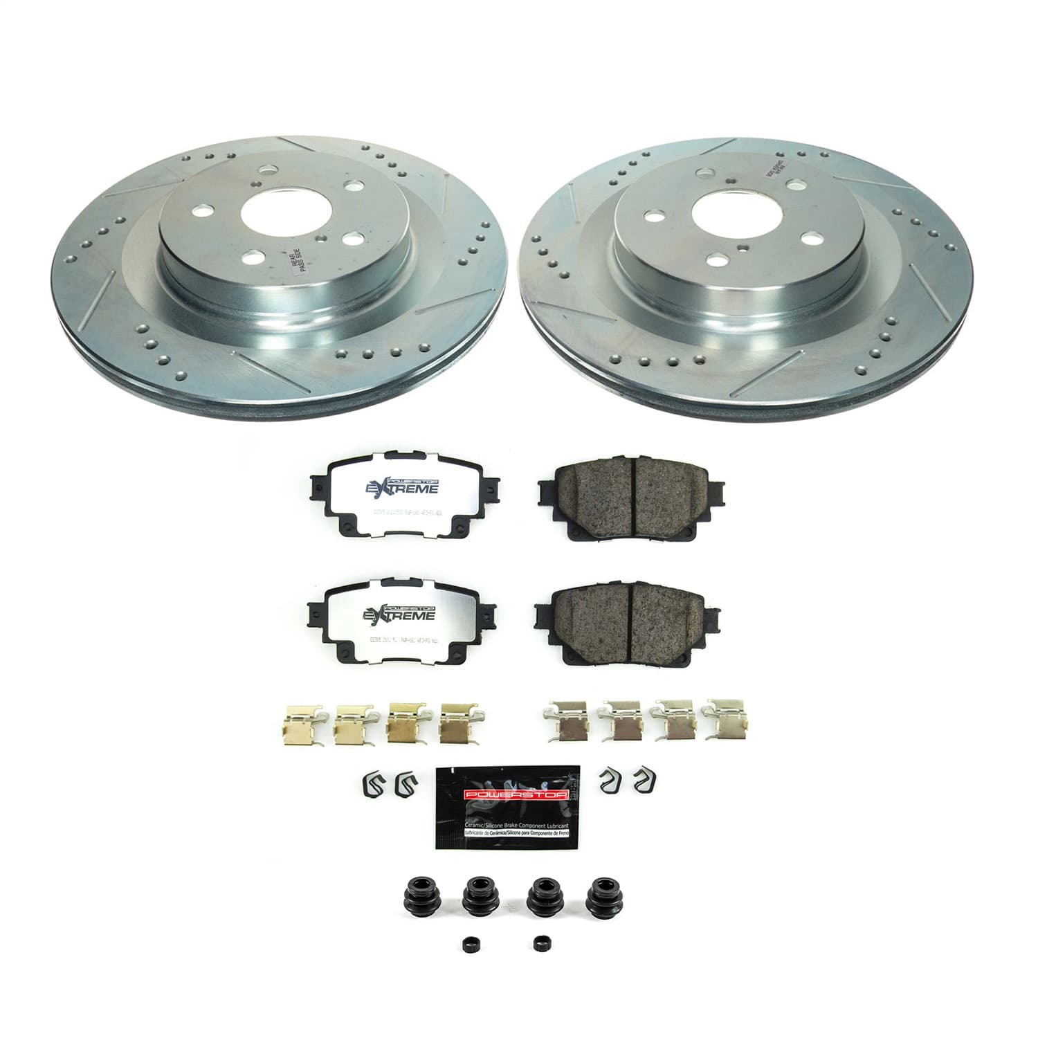 Power Stop - K8716-36 - Rear - Disc Brake Pad and Rotor Kit image 1