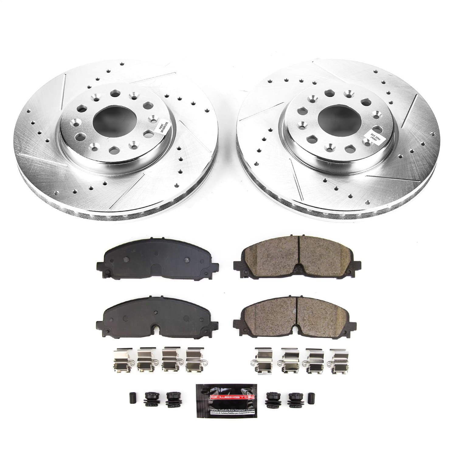 Power Stop - K8739 - Front - Disc Brake Pad and Rotor Kit image 1