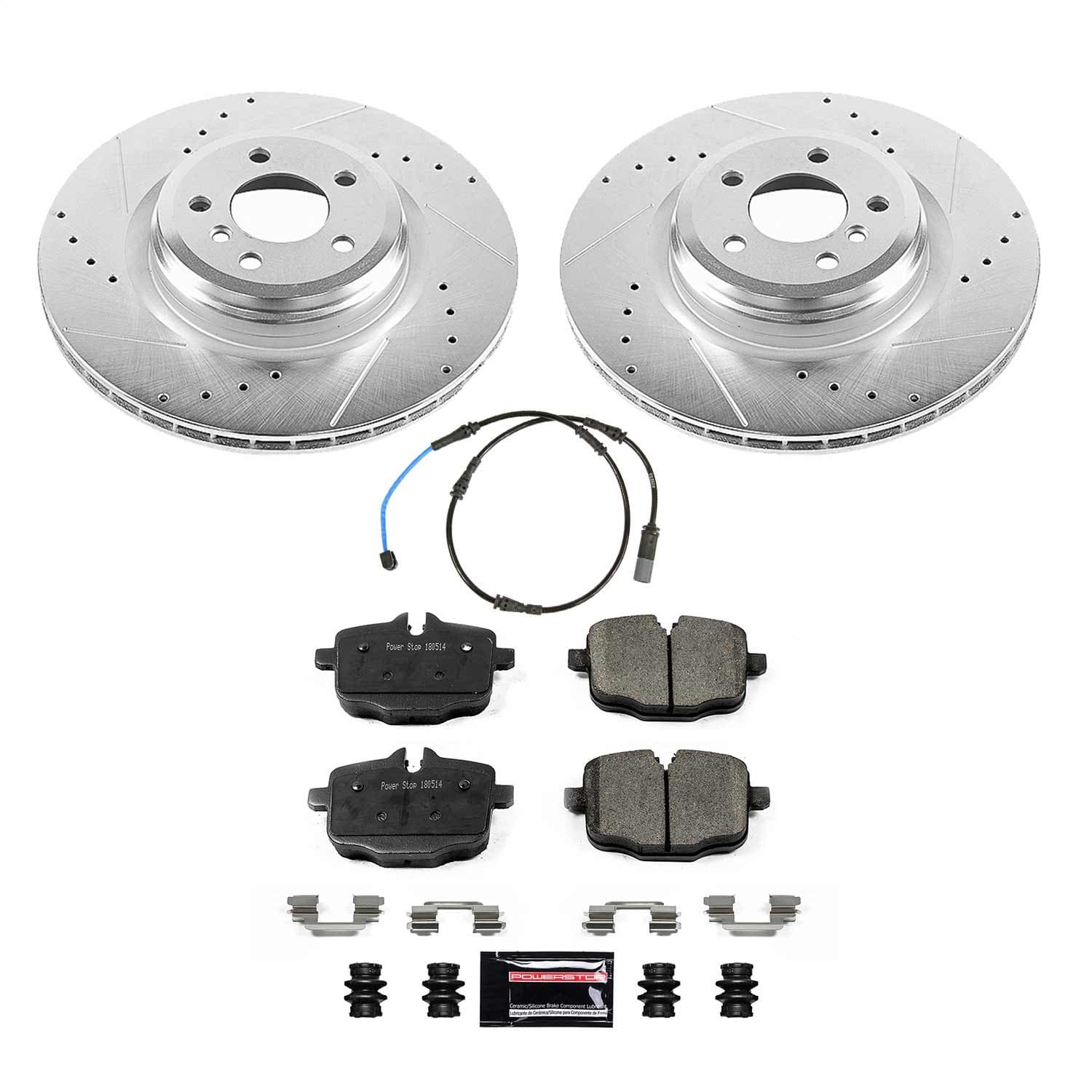 Power Stop - K8775 - Rear - Disc Brake Pad and Rotor Kit image 1