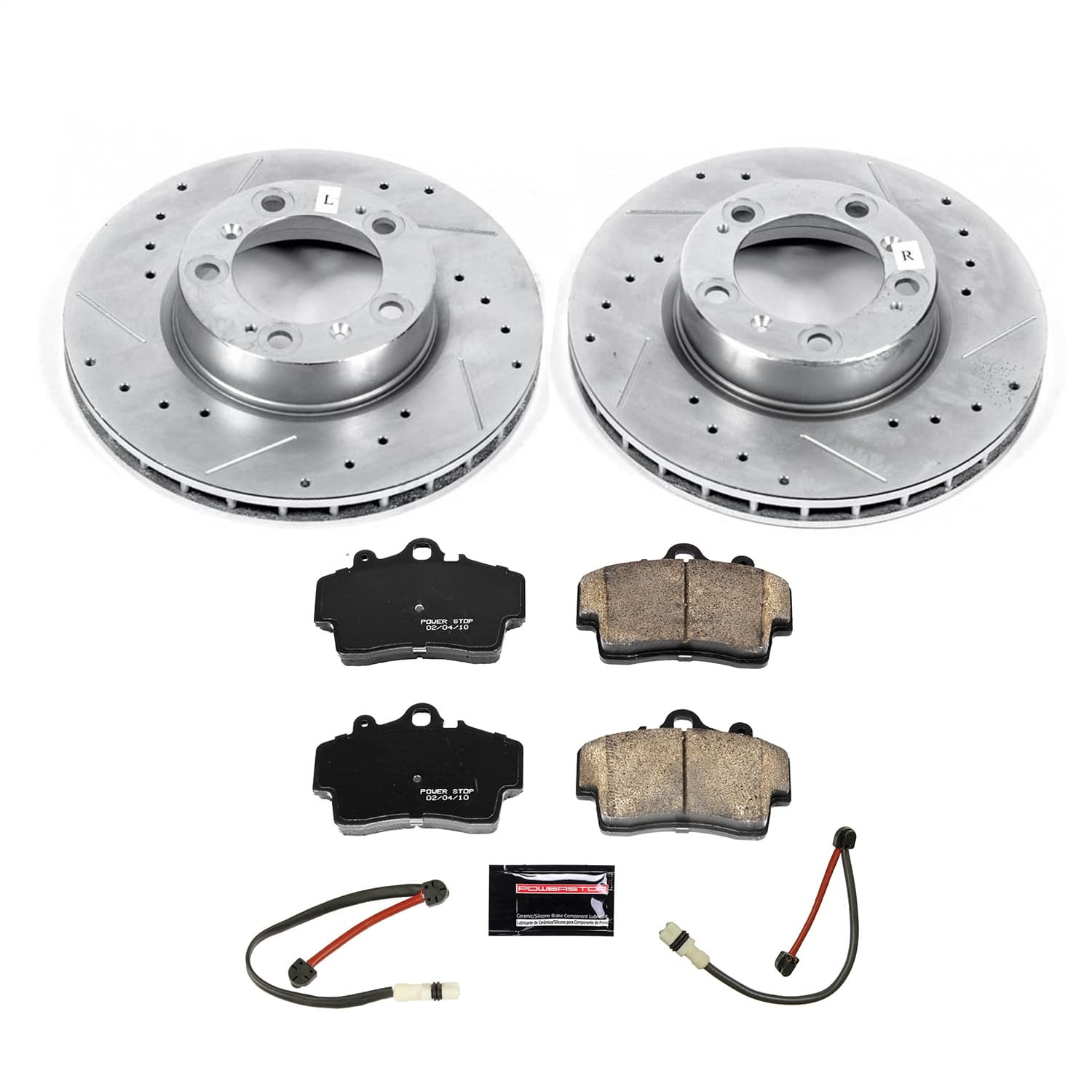 Power Stop - K8822 - Front - Disc Brake Pad and Rotor Kit image 1