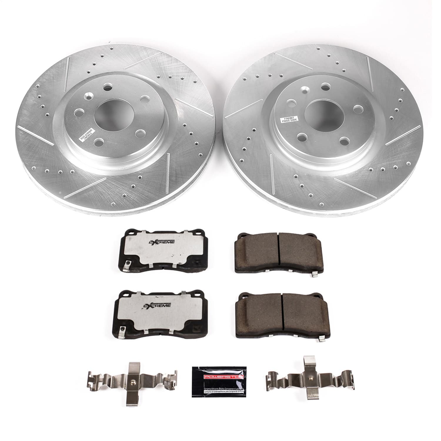 Power Stop - K8825-26 - Front - Disc Brake Pad and Rotor Kit image 1