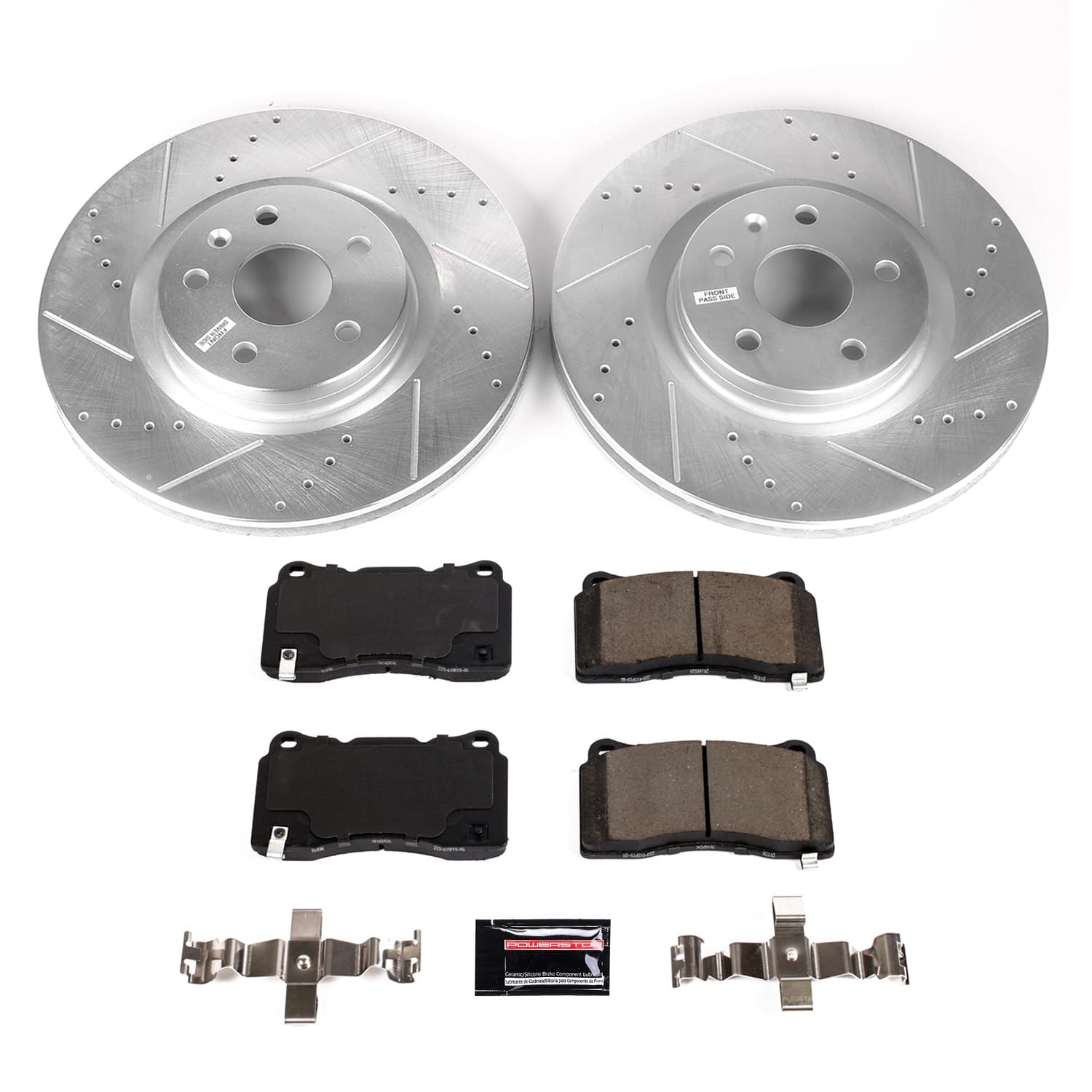 Power Stop - K8825 - Front - Disc Brake Pad and Rotor Kit image 1