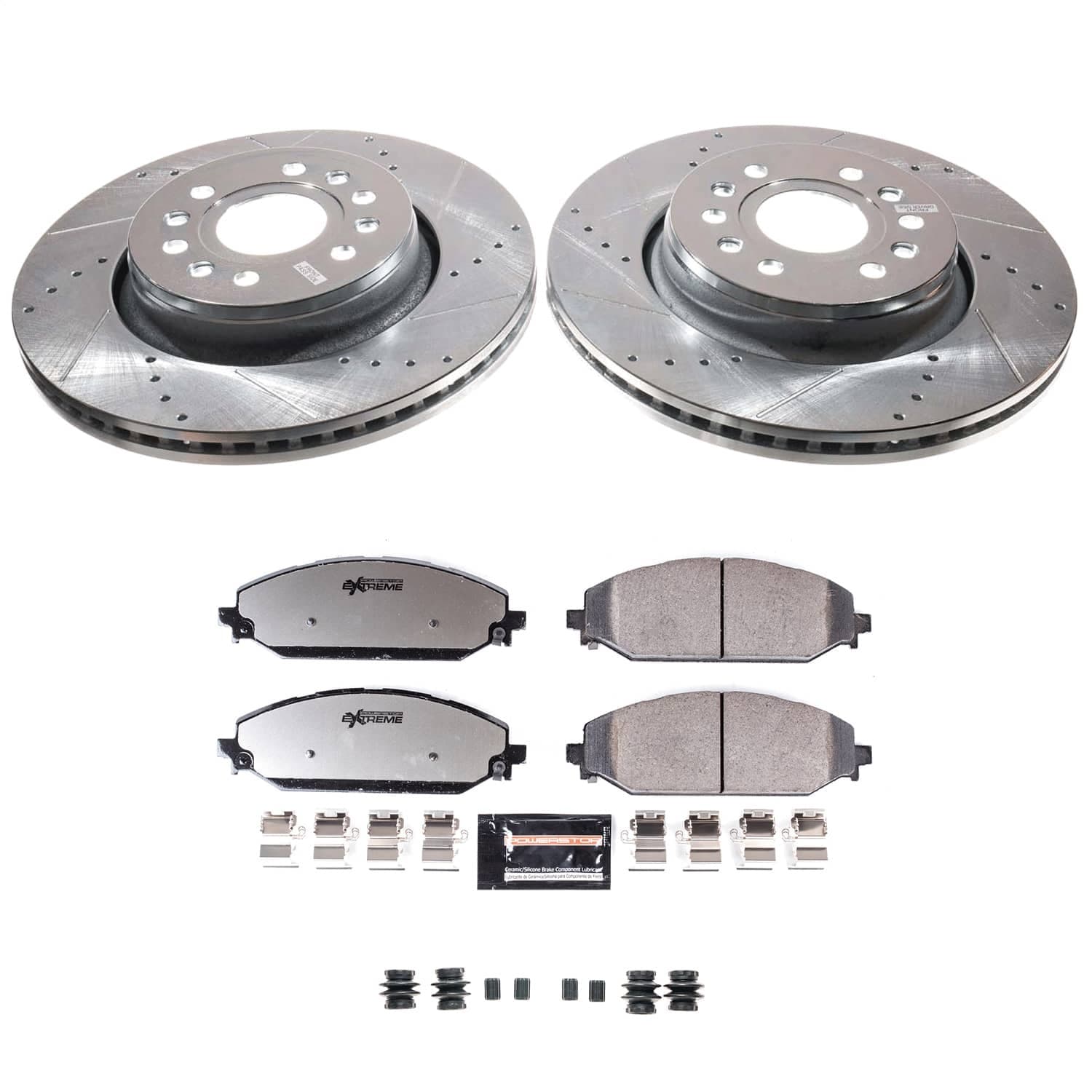 Power Stop - K8843-36 - Front - Disc Brake Pad and Rotor Kit image 1