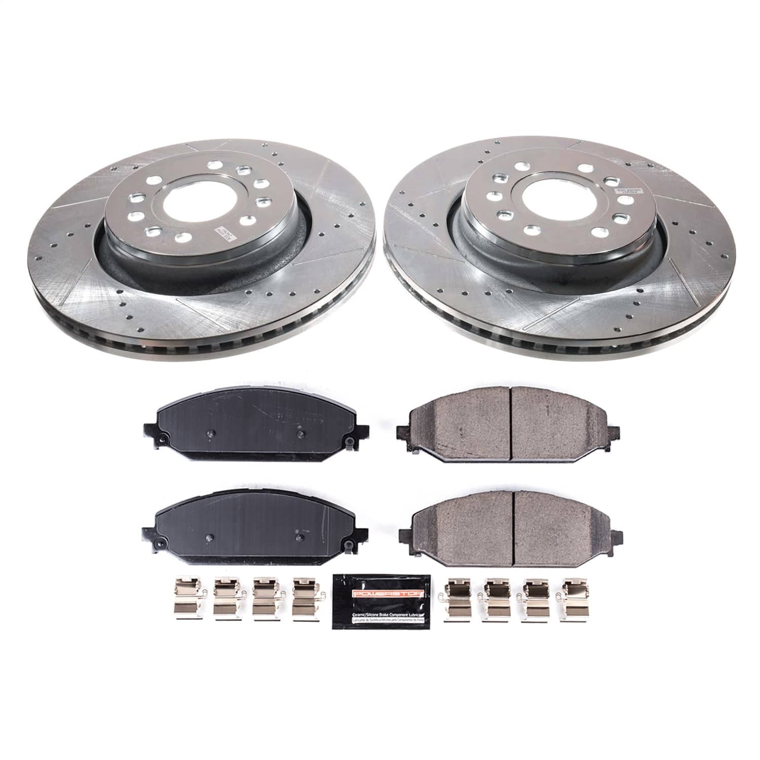 Power Stop - K8843 - Front - Disc Brake Pad and Rotor Kit image 1