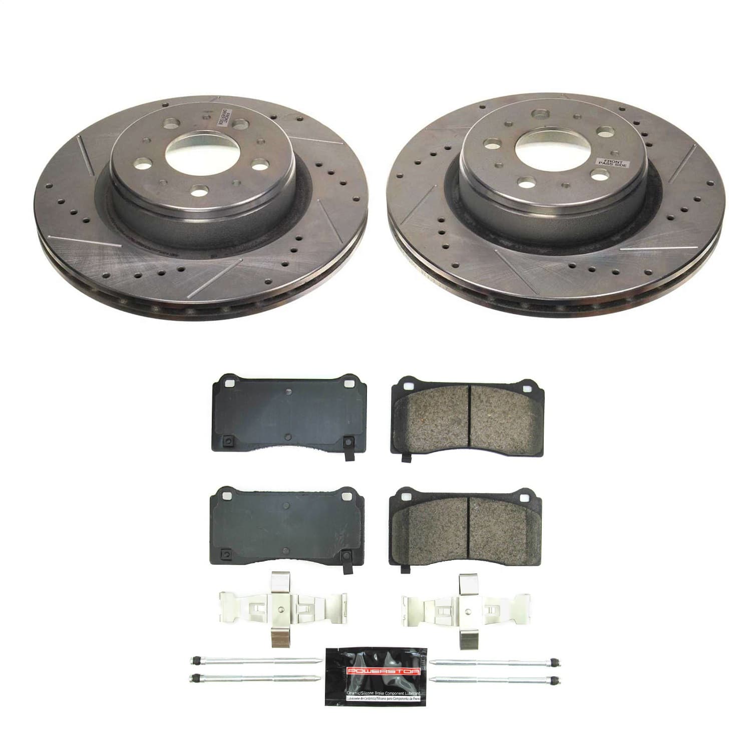 Power Stop - K8844 - Front - Disc Brake Pad and Rotor Kit image 1