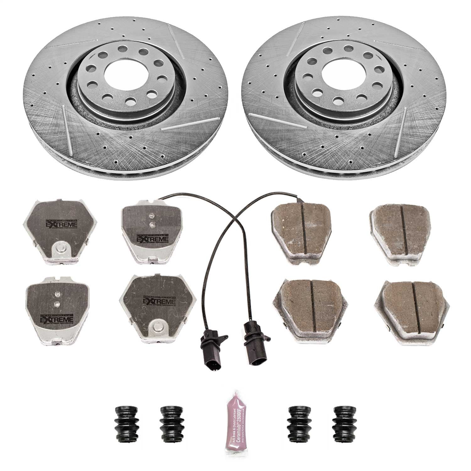 Power Stop - K886-26 - Front - Disc Brake Pad and Rotor Kit image 1