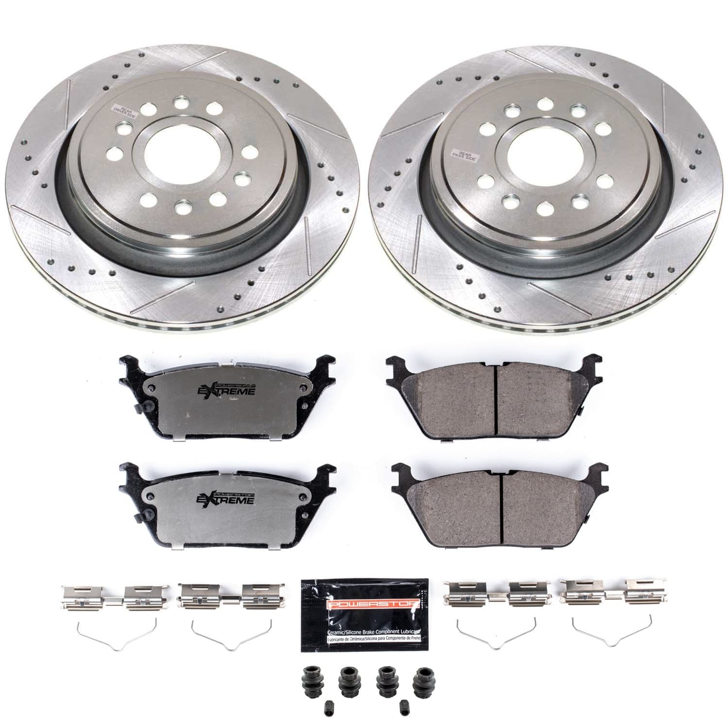 Power Stop - K8873-36 - Rear - Disc Brake Pad and Rotor Kit image 1