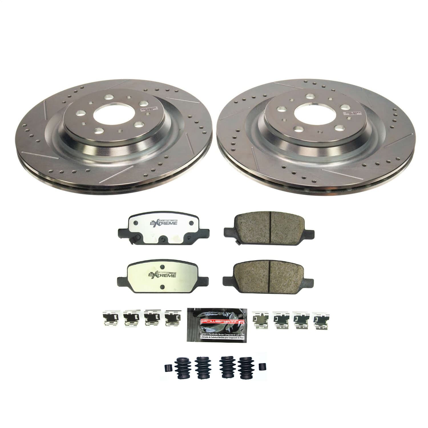 Power Stop - K8874-26 - Rear - Disc Brake Pad and Rotor Kit image 1