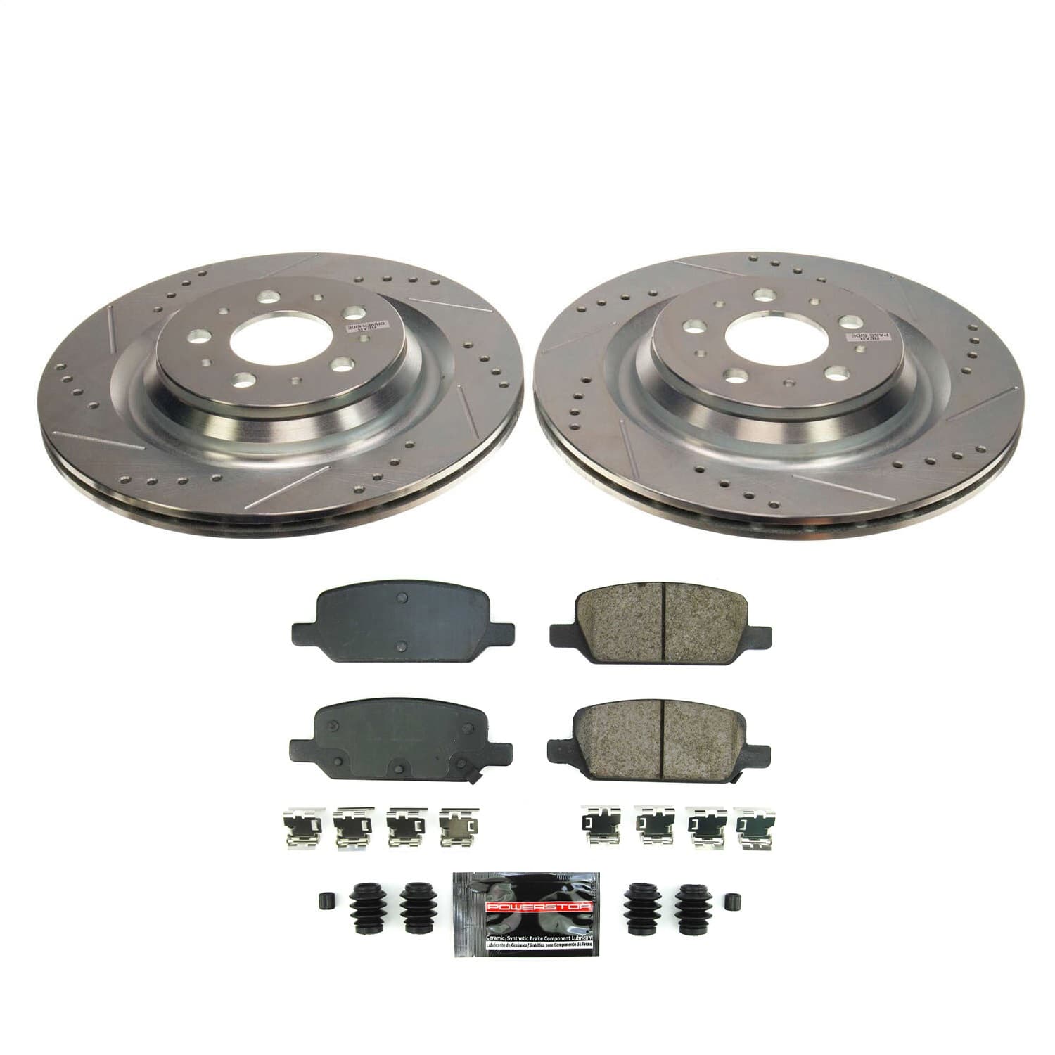 Power Stop - K8874 - Rear - Disc Brake Pad and Rotor Kit image 1