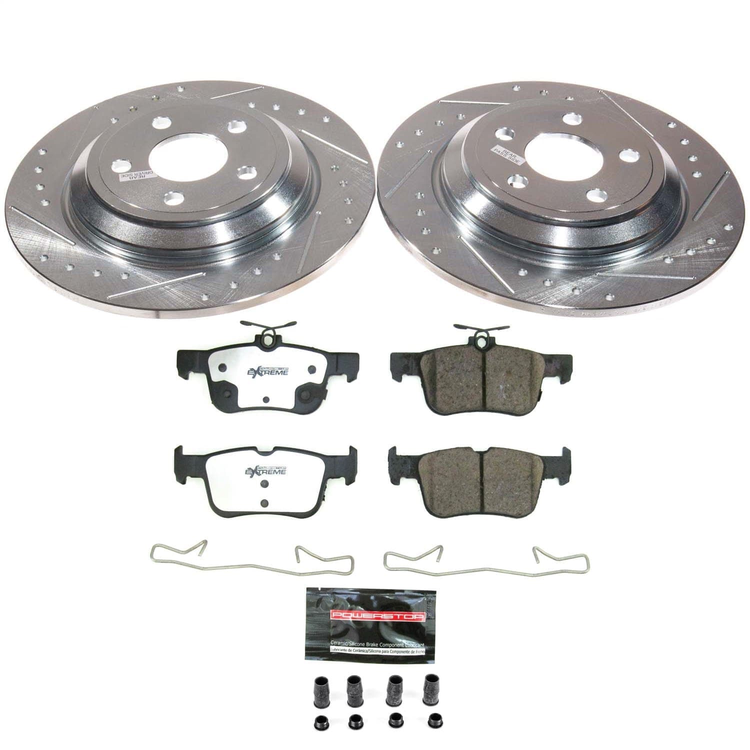 Power Stop - K8933-36 - Rear - Disc Brake Pad and Rotor Kit image 1