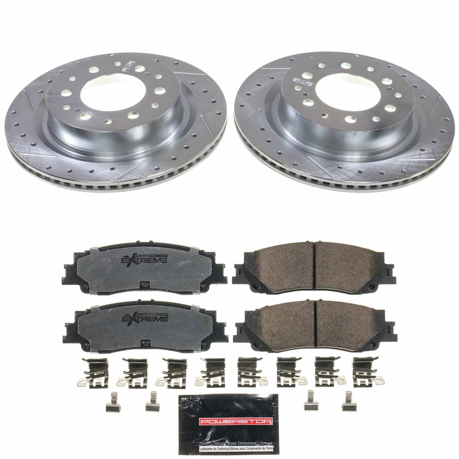 Power Stop - K8938-36 - Rear - Disc Brake Pad and Rotor Kit image 1