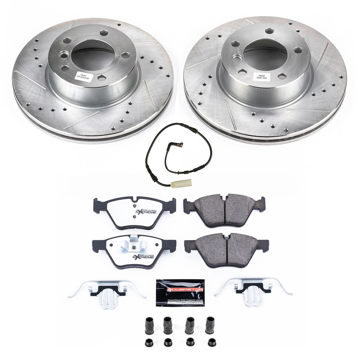 Power Stop - K8949-26 - Front - Disc Brake Pad and Rotor Kit image 1