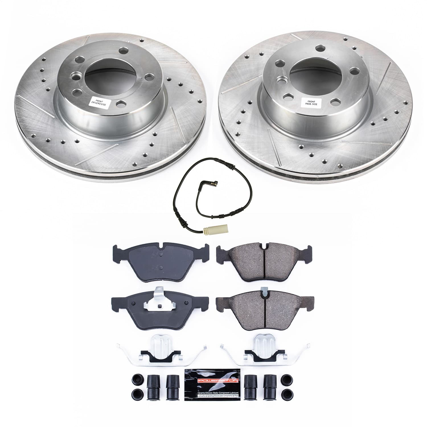 Power Stop - K8949 - Front - Disc Brake Pad and Rotor Kit image 1