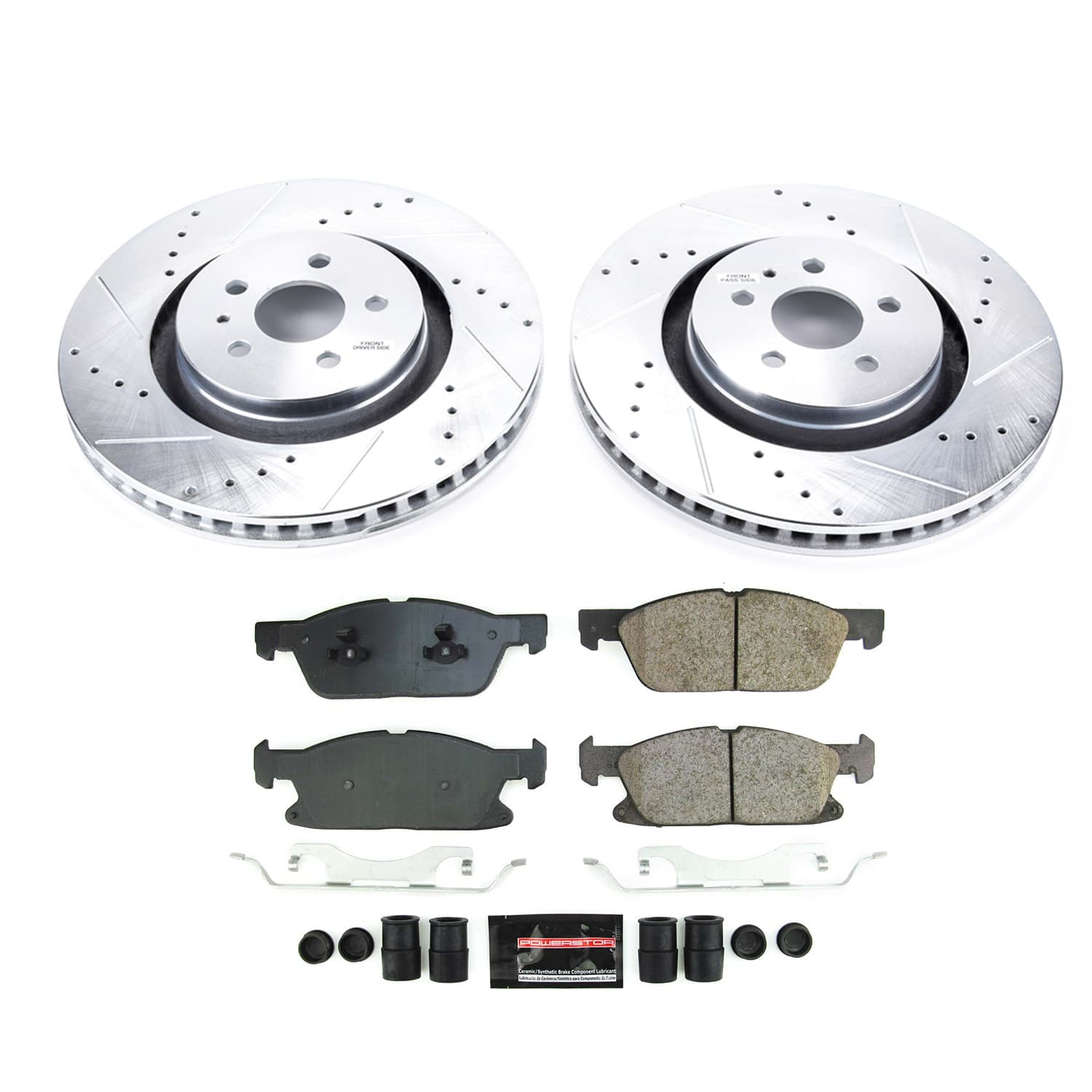 Power Stop - K8960 - Front - Disc Brake Pad and Rotor Kit image 1