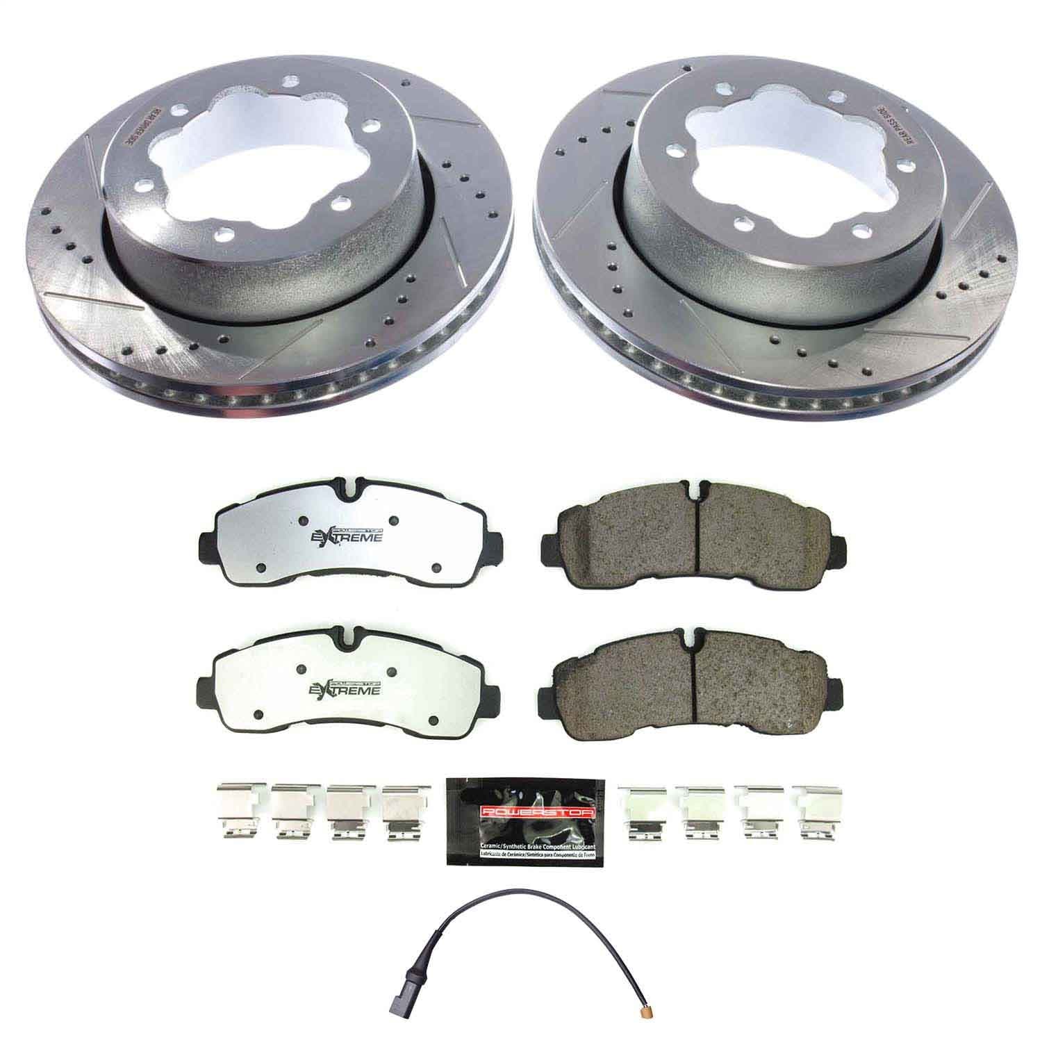 Power Stop - K8981-36 - Rear - Disc Brake Pad and Rotor Kit image 1