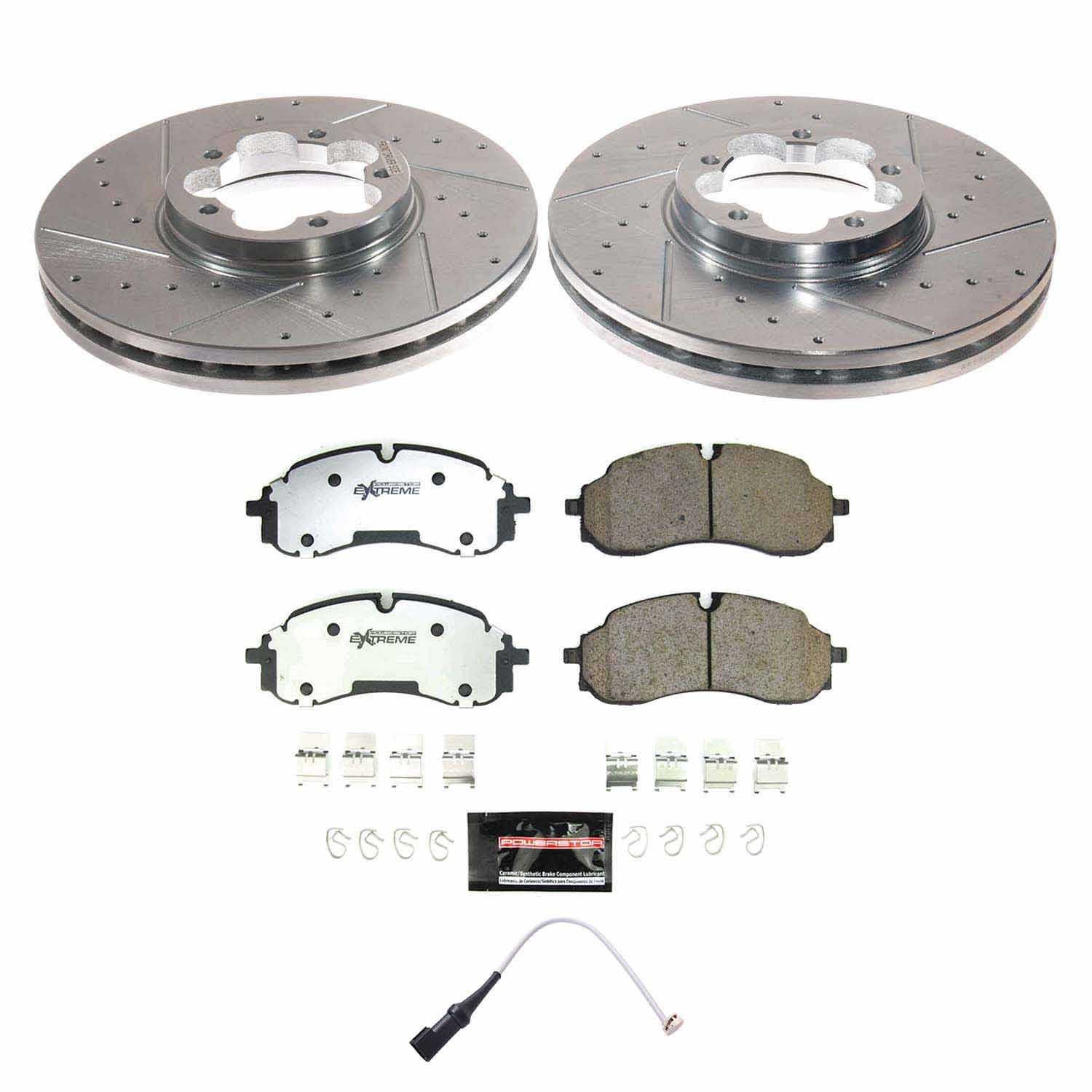 Power Stop - K8985-36 - Front - Disc Brake Pad and Rotor Kit image 1