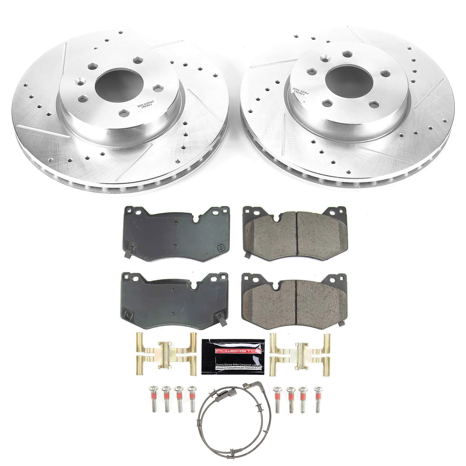 Power Stop - K9074 - Front - Disc Brake Pad and Rotor Kit image 1