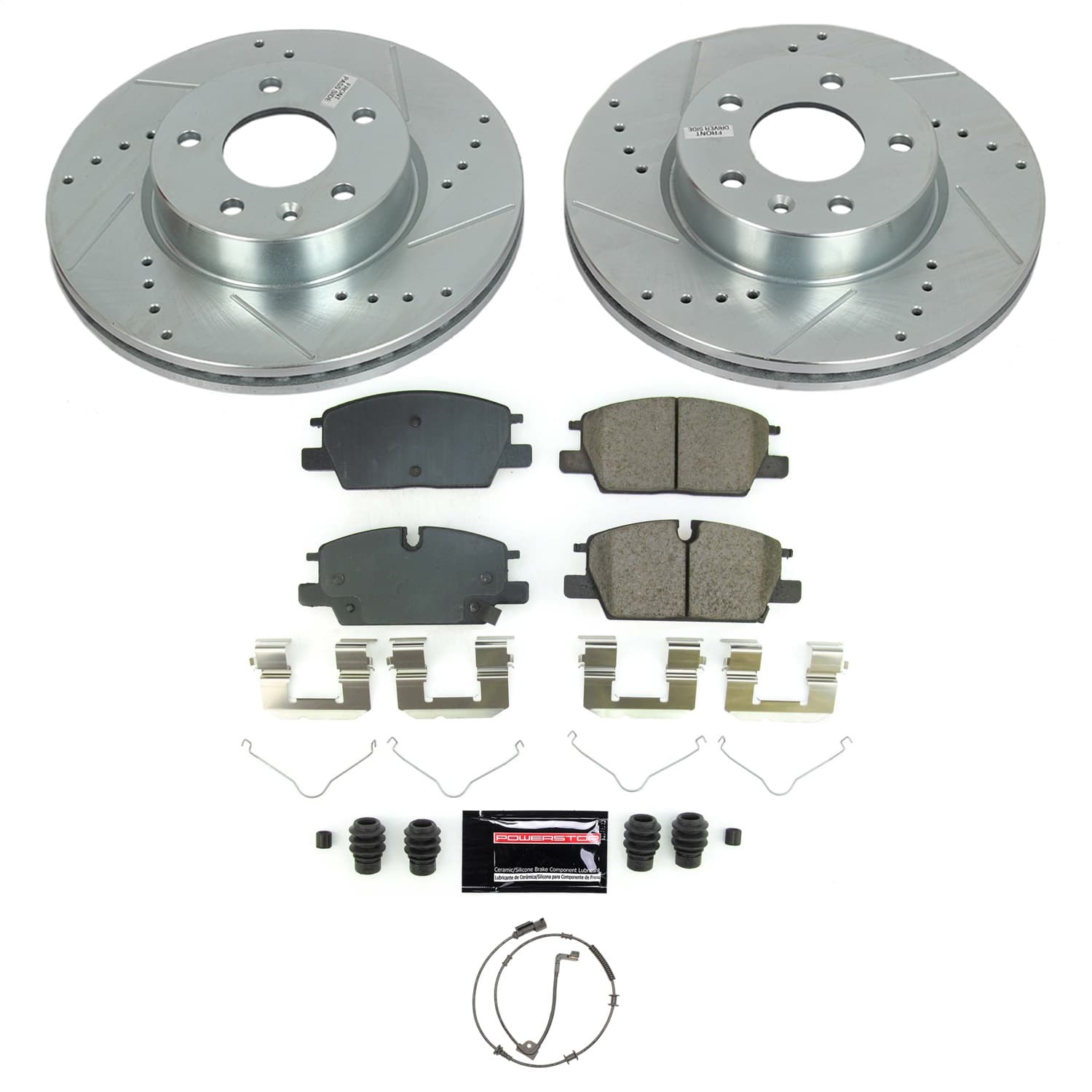 Power Stop - K9075 - Front - Disc Brake Pad and Rotor Kit image 1