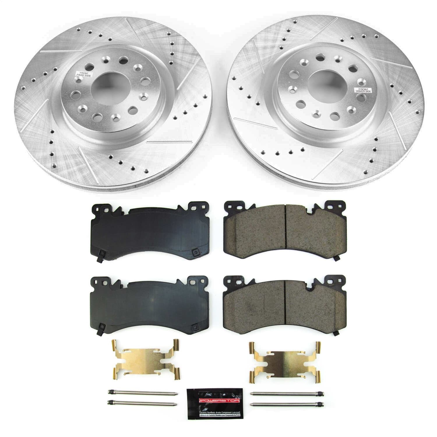 Power Stop - K9076-36 - Front - Disc Brake Pad and Rotor Kit image 1