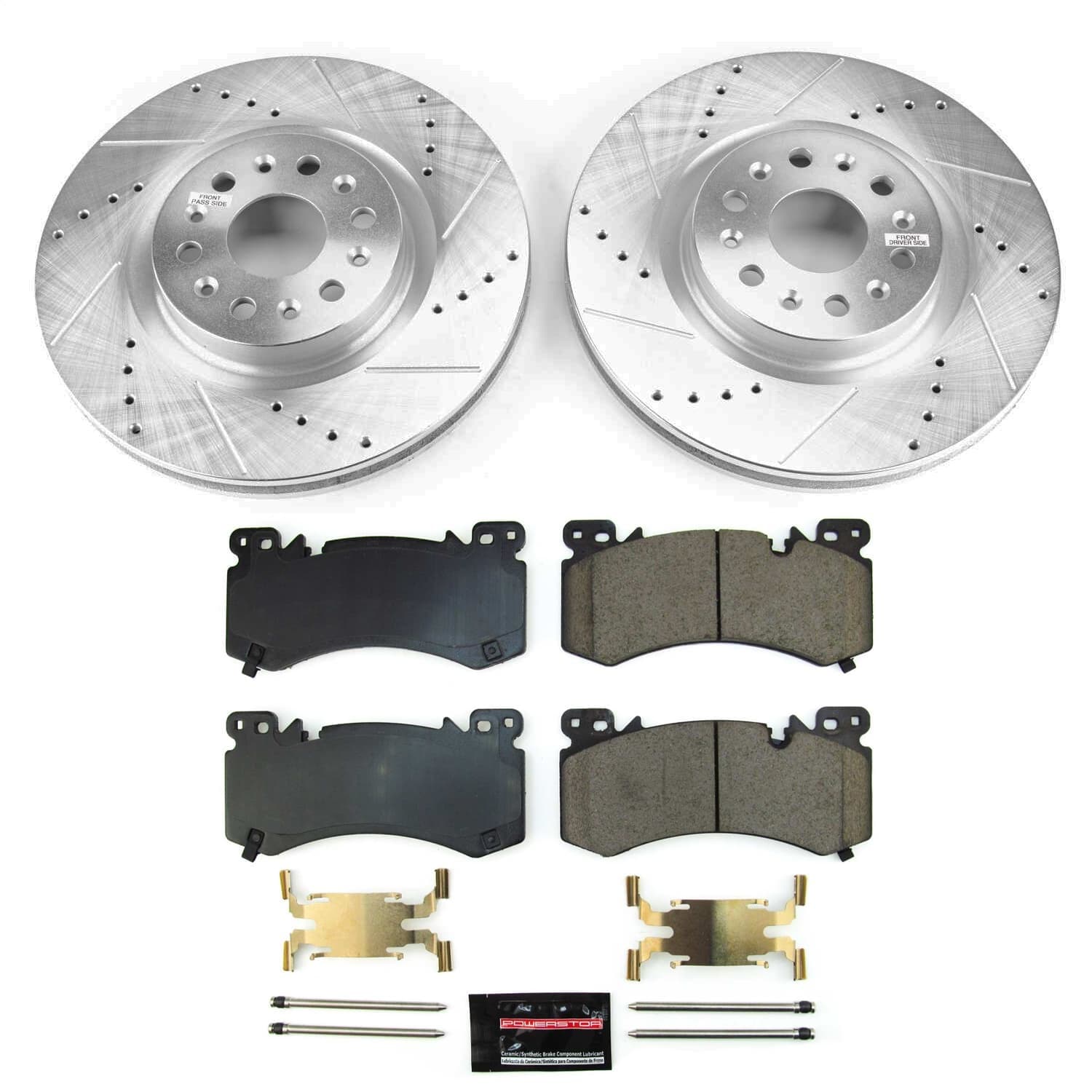 Power Stop - K9076 - Front - Disc Brake Pad and Rotor Kit image 1