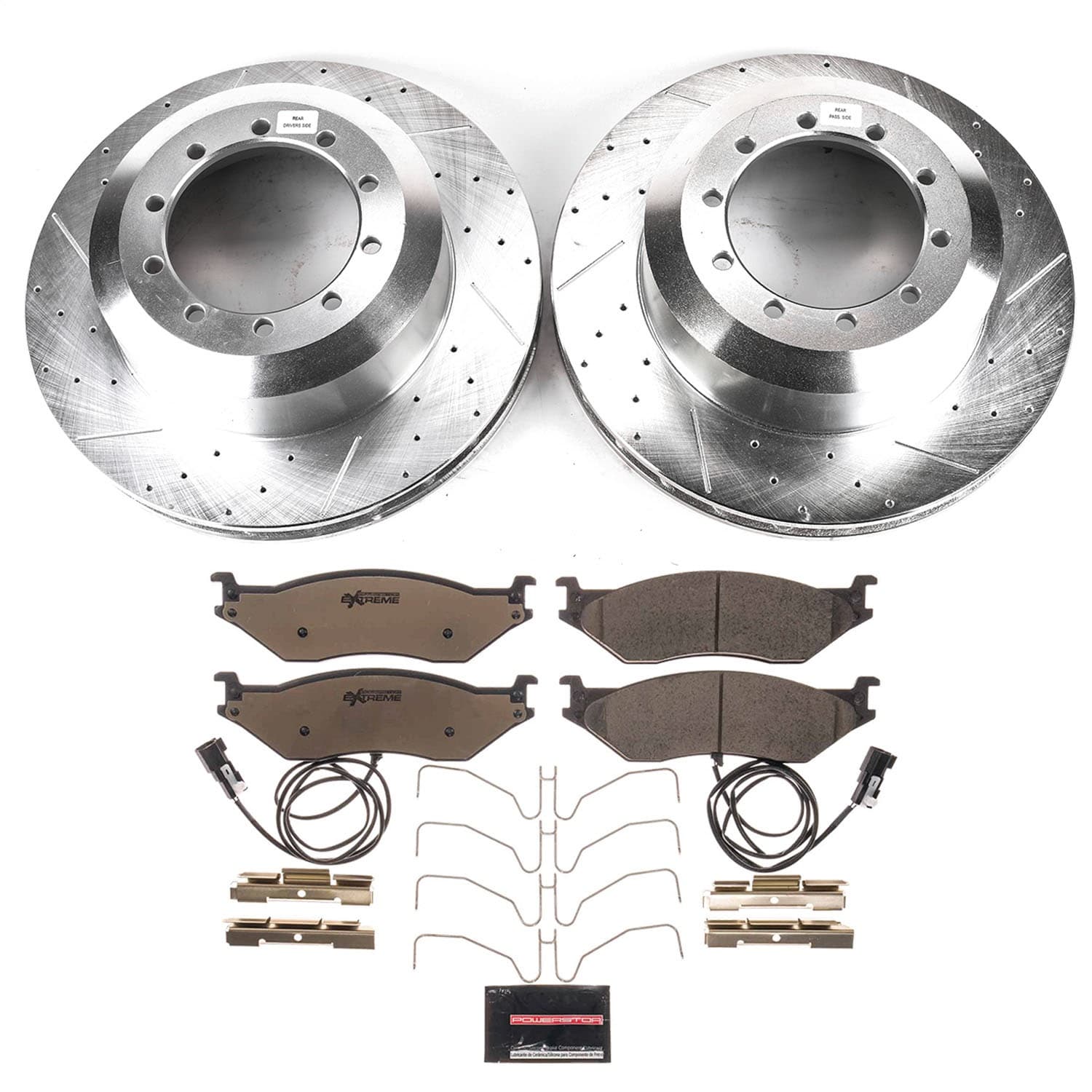 Power Stop - K9112-36 - Front - Disc Brake Pad and Rotor Kit image 1