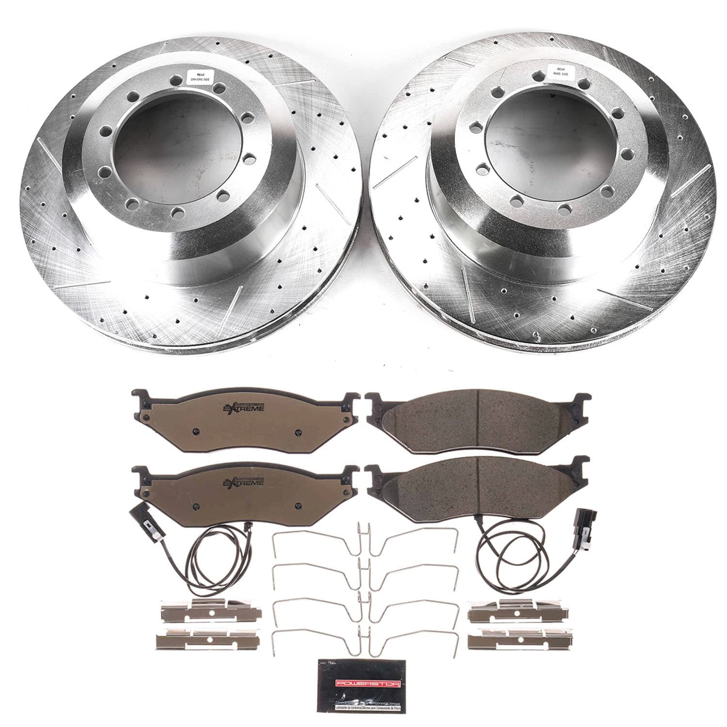 Power Stop - K9113-36 - Rear - Disc Brake Pad and Rotor Kit image 1