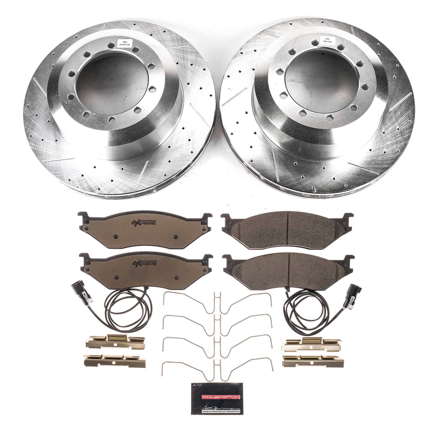 Power Stop - K9114-36 - Front and Rear - Disc Brake Pad and Rotor Kit image 1