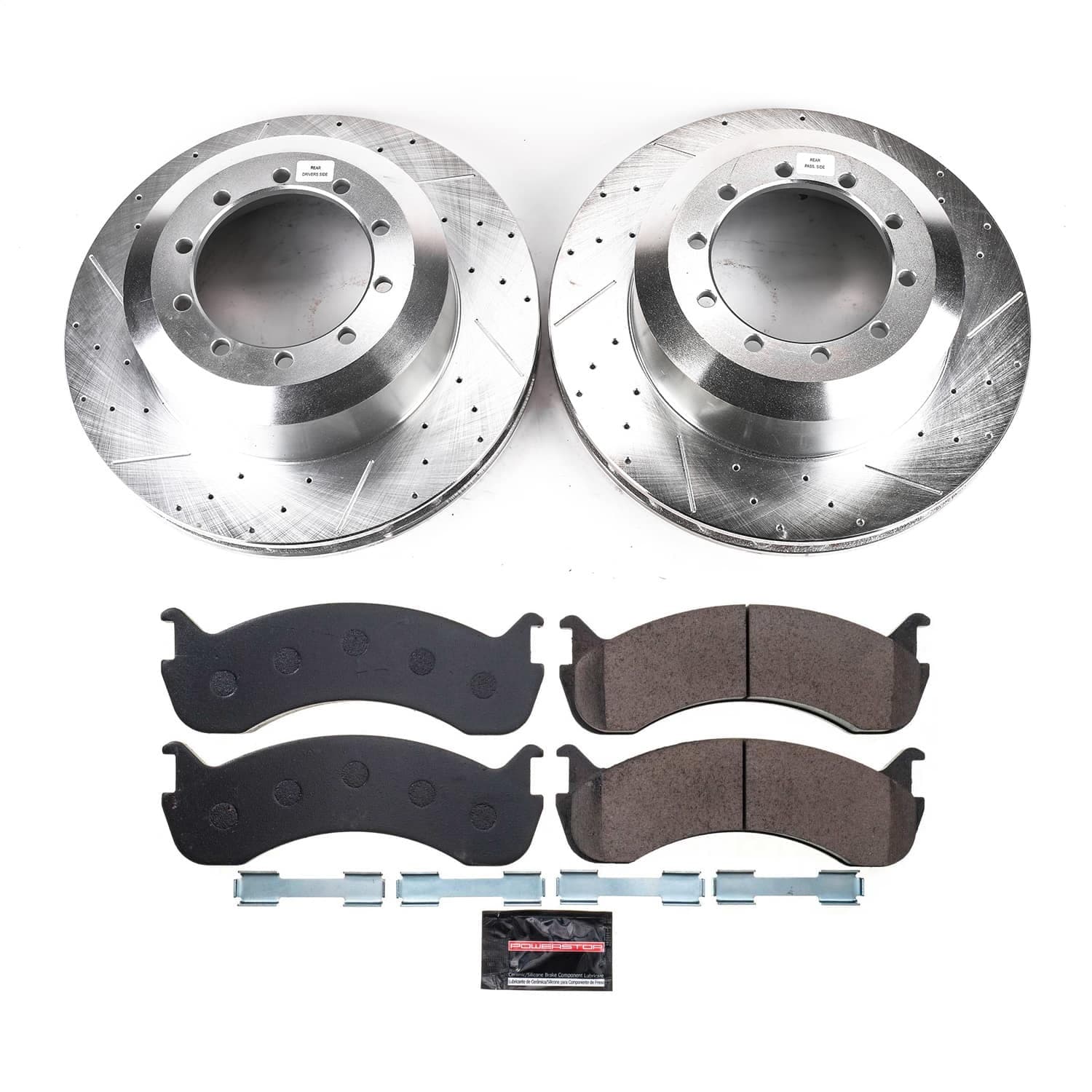 Power Stop - K9123-36 - Front - Disc Brake Pad and Rotor Kit image 1