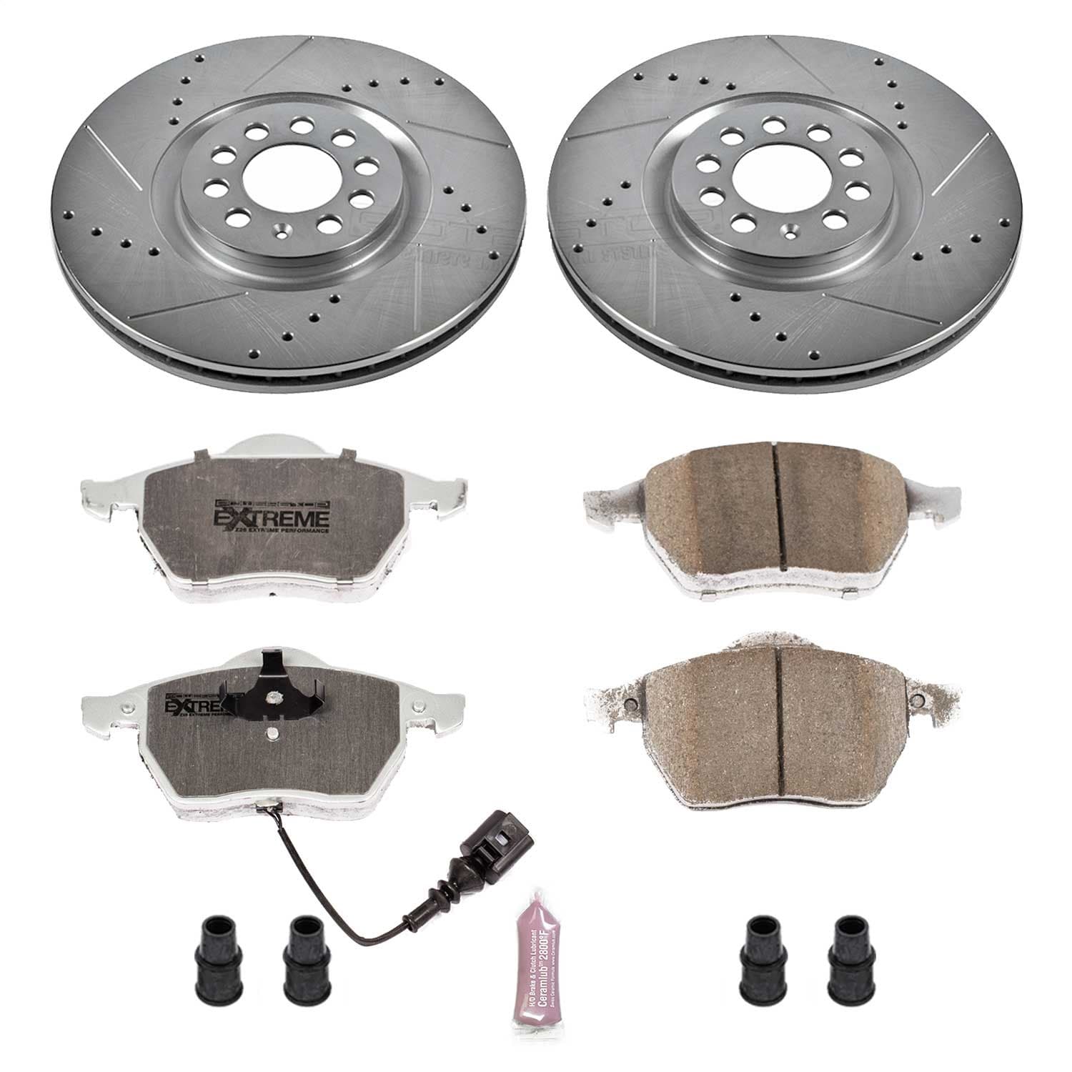 Power Stop - K914-26 - Front - Disc Brake Pad and Rotor Kit image 1