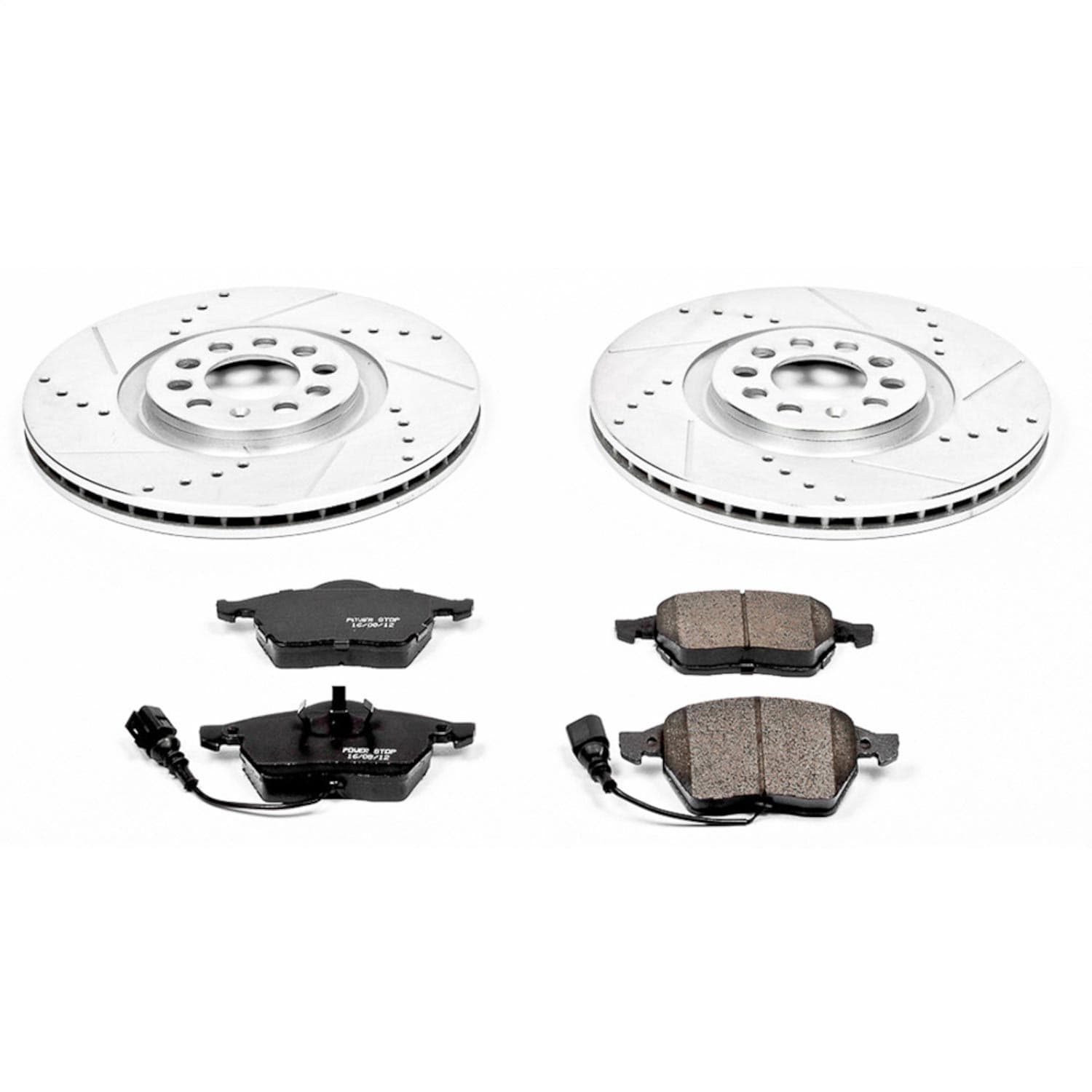Power Stop - K914 - Front - Disc Brake Pad and Rotor Kit image 1