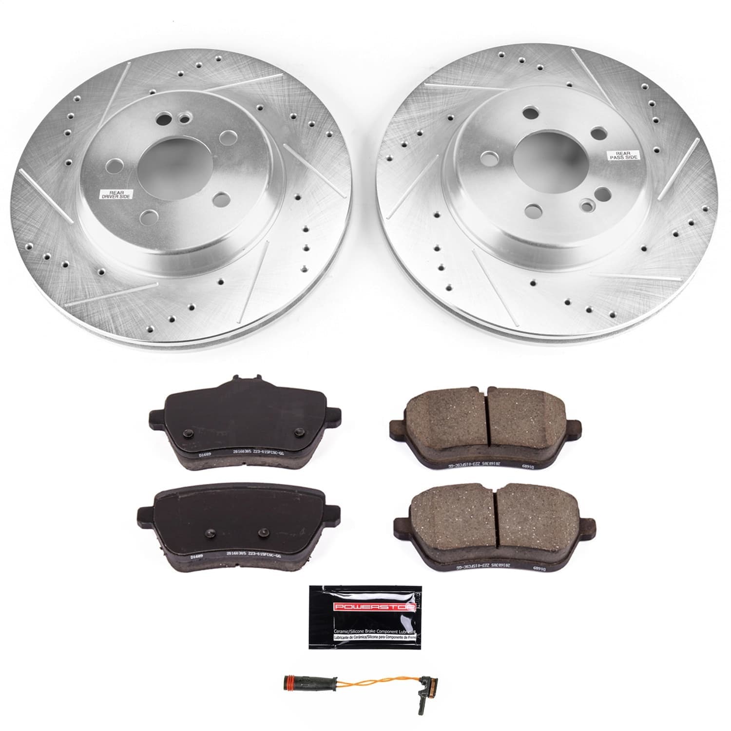 Power Stop - K9151 - Rear - Disc Brake Pad and Rotor Kit image 1