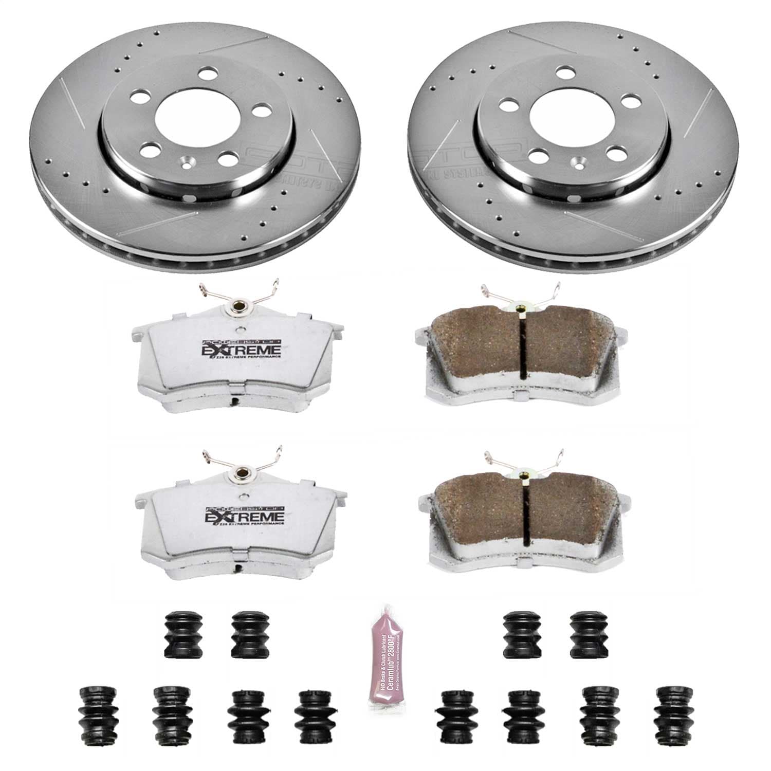 Power Stop - K920-26 - Rear - Disc Brake Pad and Rotor Kit image 1