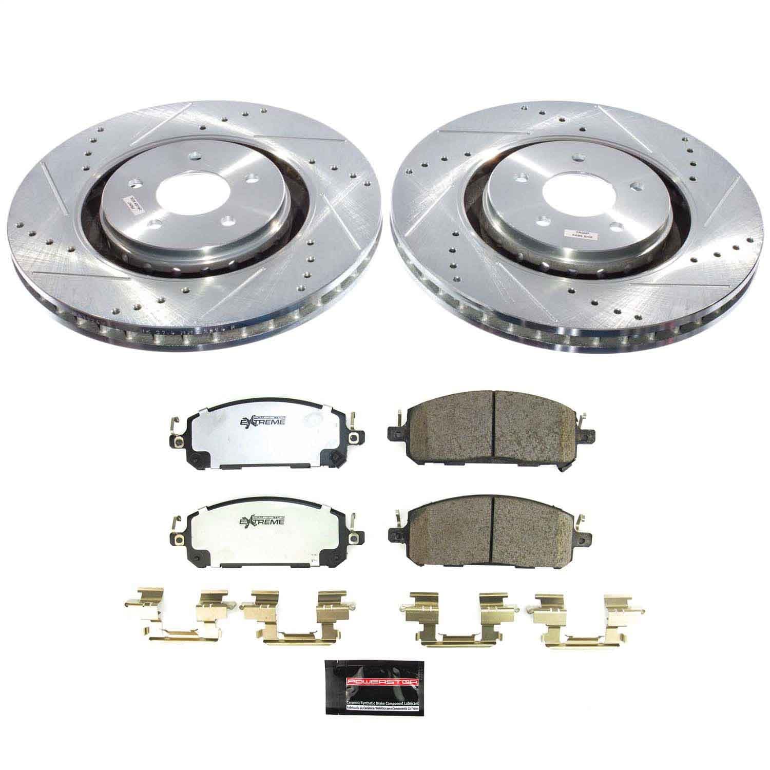 Power Stop - K9206-36 - Front - Disc Brake Pad and Rotor Kit image 1