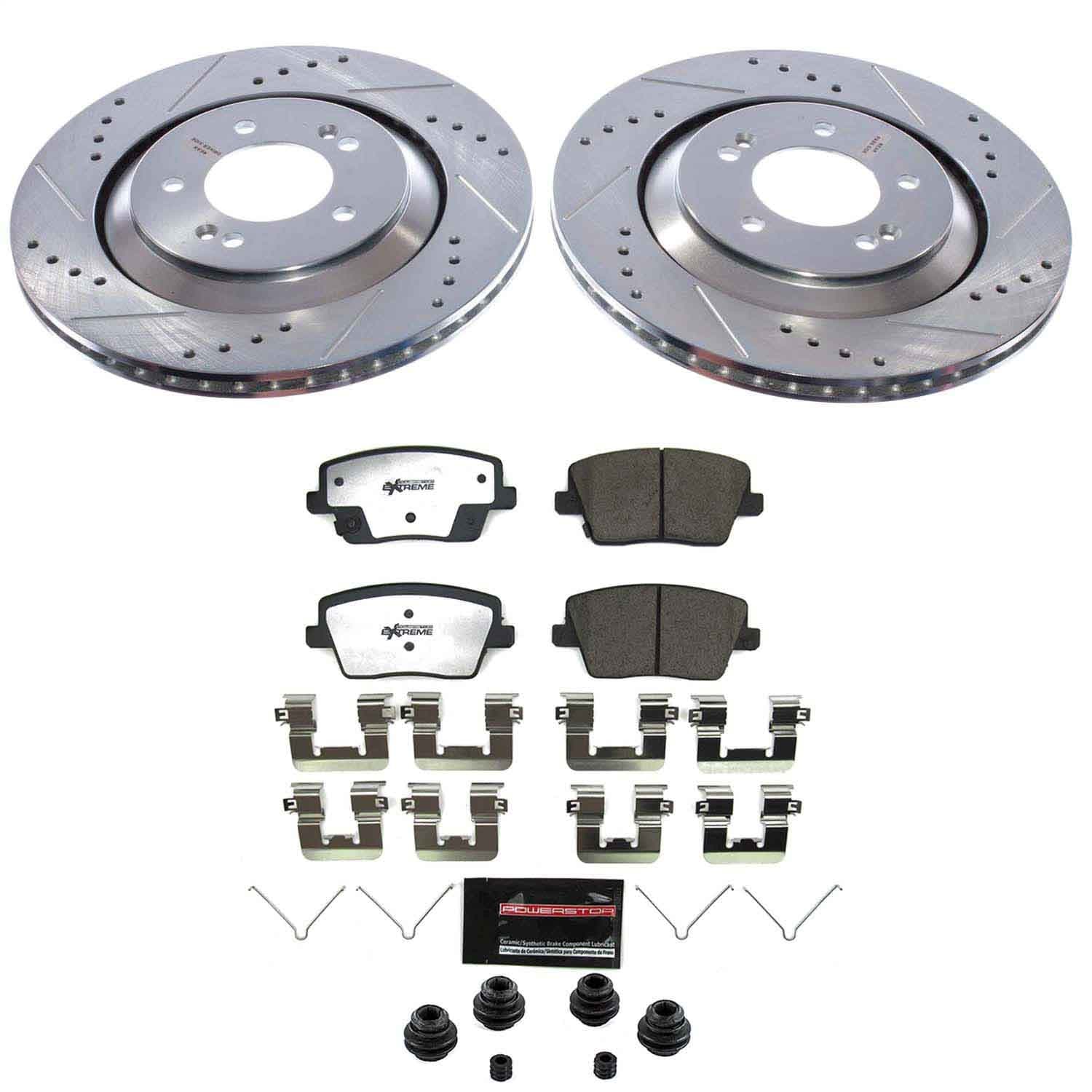 Power Stop - K9222-26 - Rear - Disc Brake Caliper Set image 1