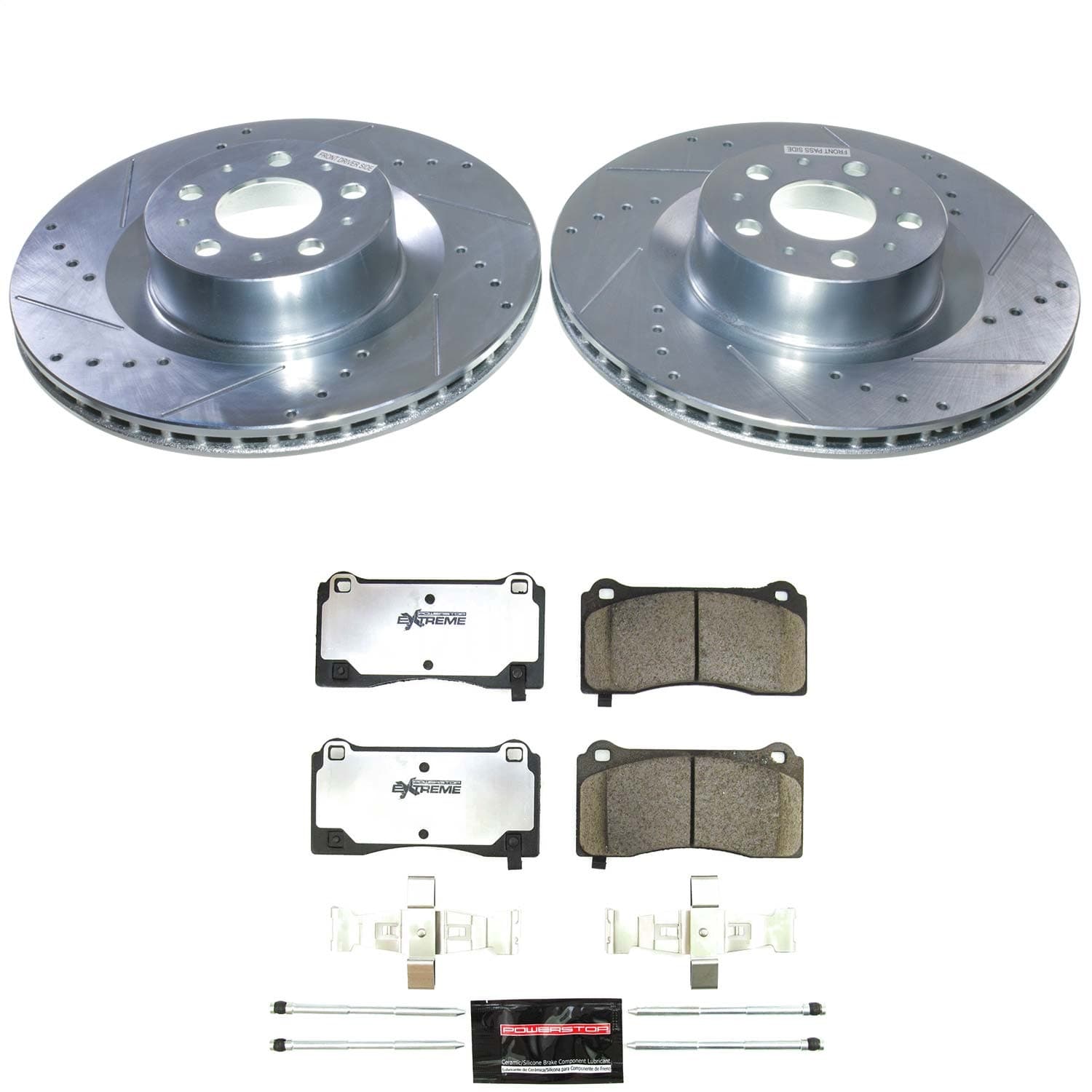 Power Stop - K9251-26 - Front - Disc Brake Pad and Rotor Kit image 1