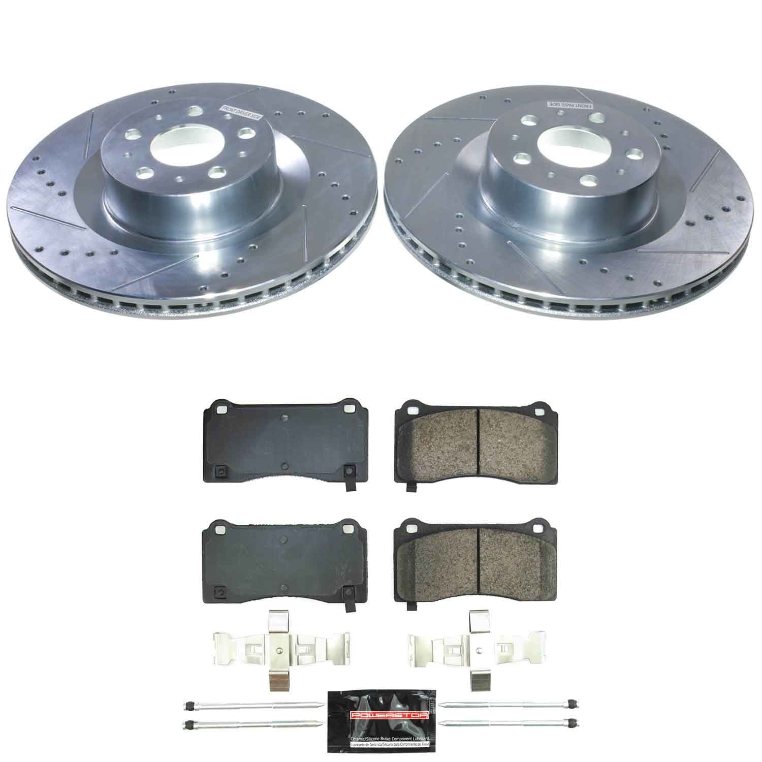 Power Stop - K9251 - Front - Disc Brake Pad and Rotor Kit image 1
