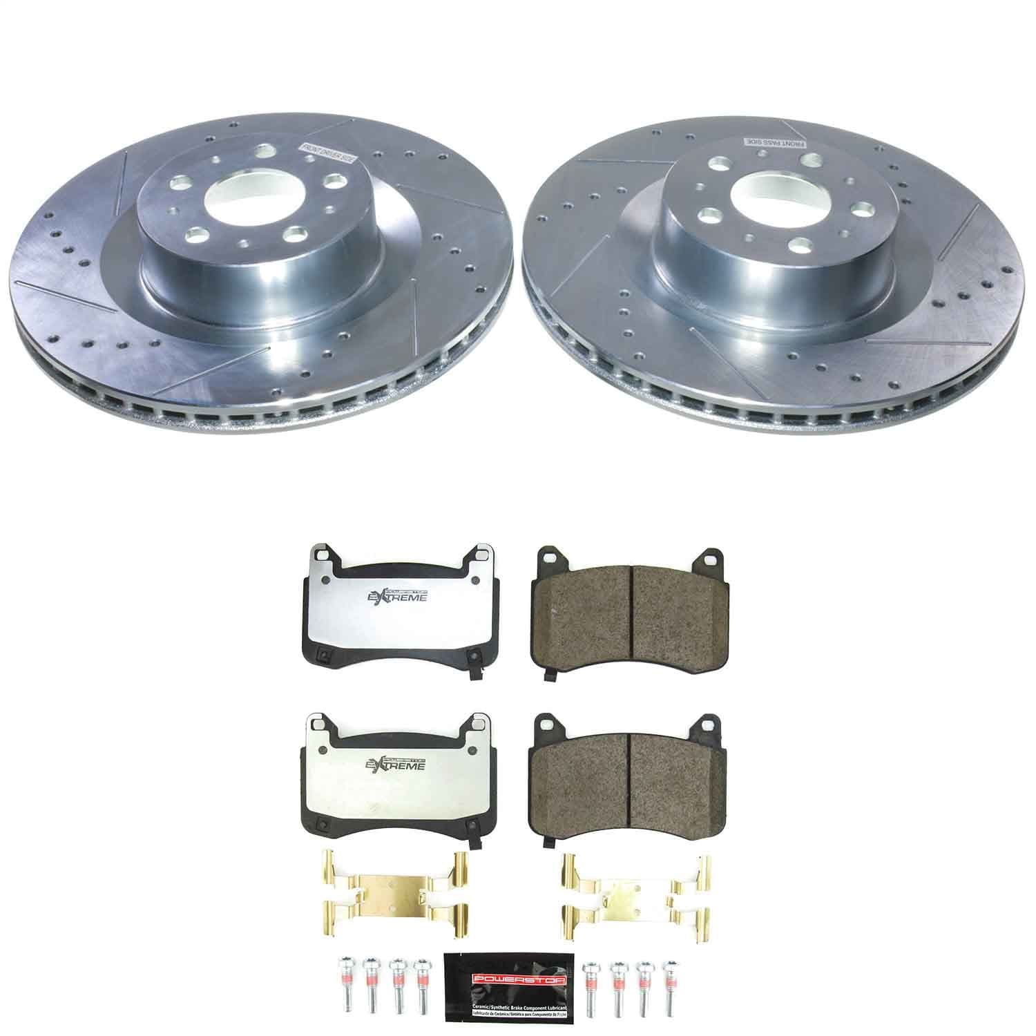 Power Stop - K9253-26 - Front - Disc Brake Pad and Rotor Kit image 1