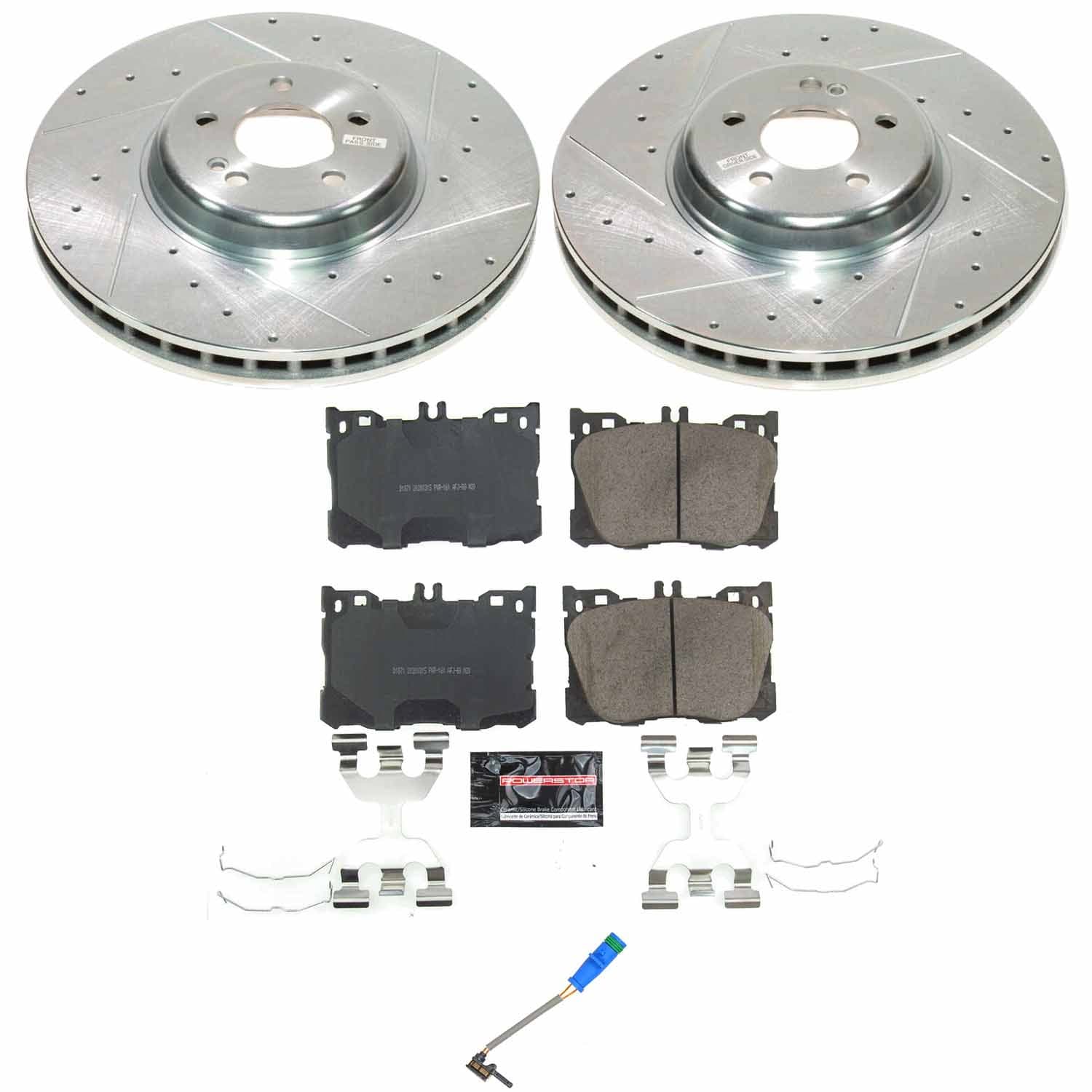 Power Stop - K9260 - Front - Disc Brake Pad and Rotor Kit image 1