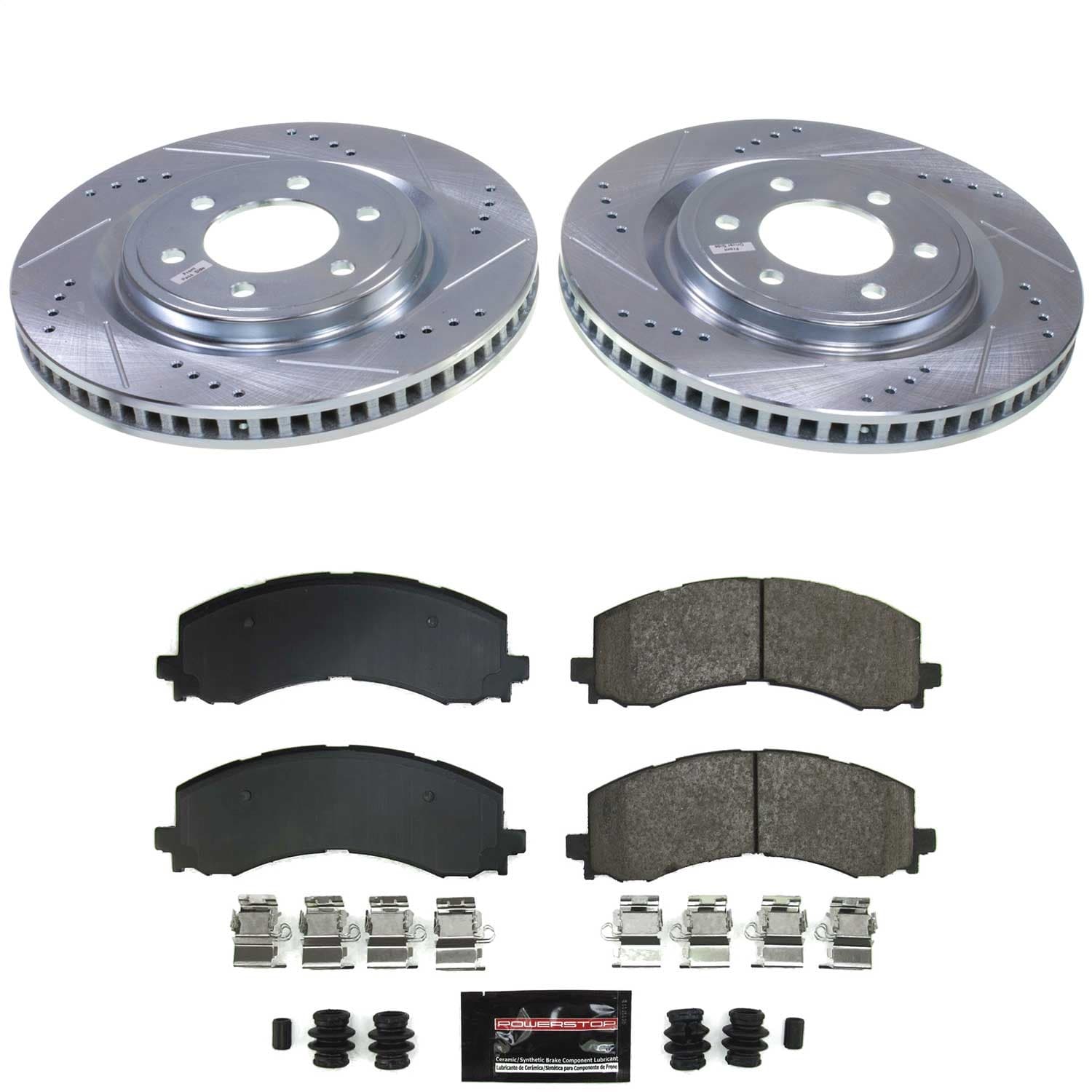 Power Stop - K9262 - Front - Disc Brake Pad and Rotor Kit image 1